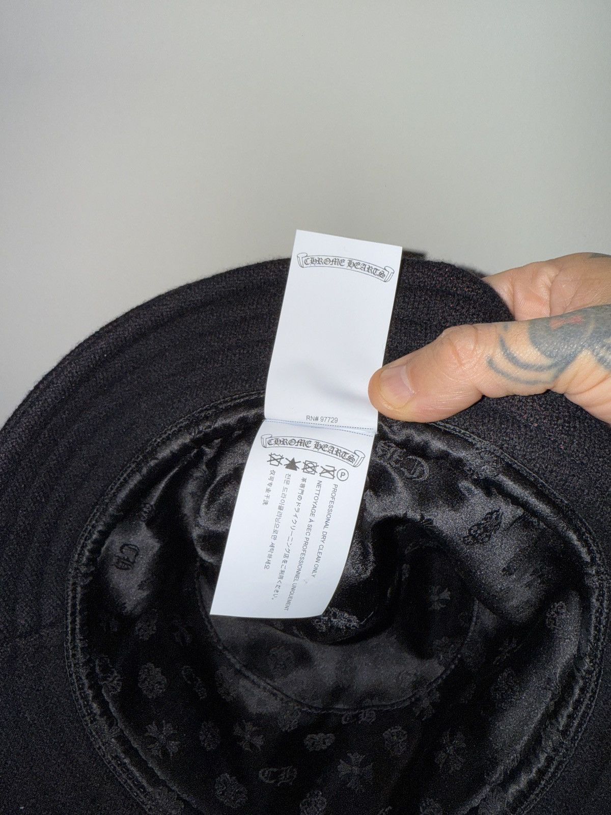 Chrome Hearts Chrome hearts cashmere logo bucket hat Size ONE SIZE - 7 Thumbnail