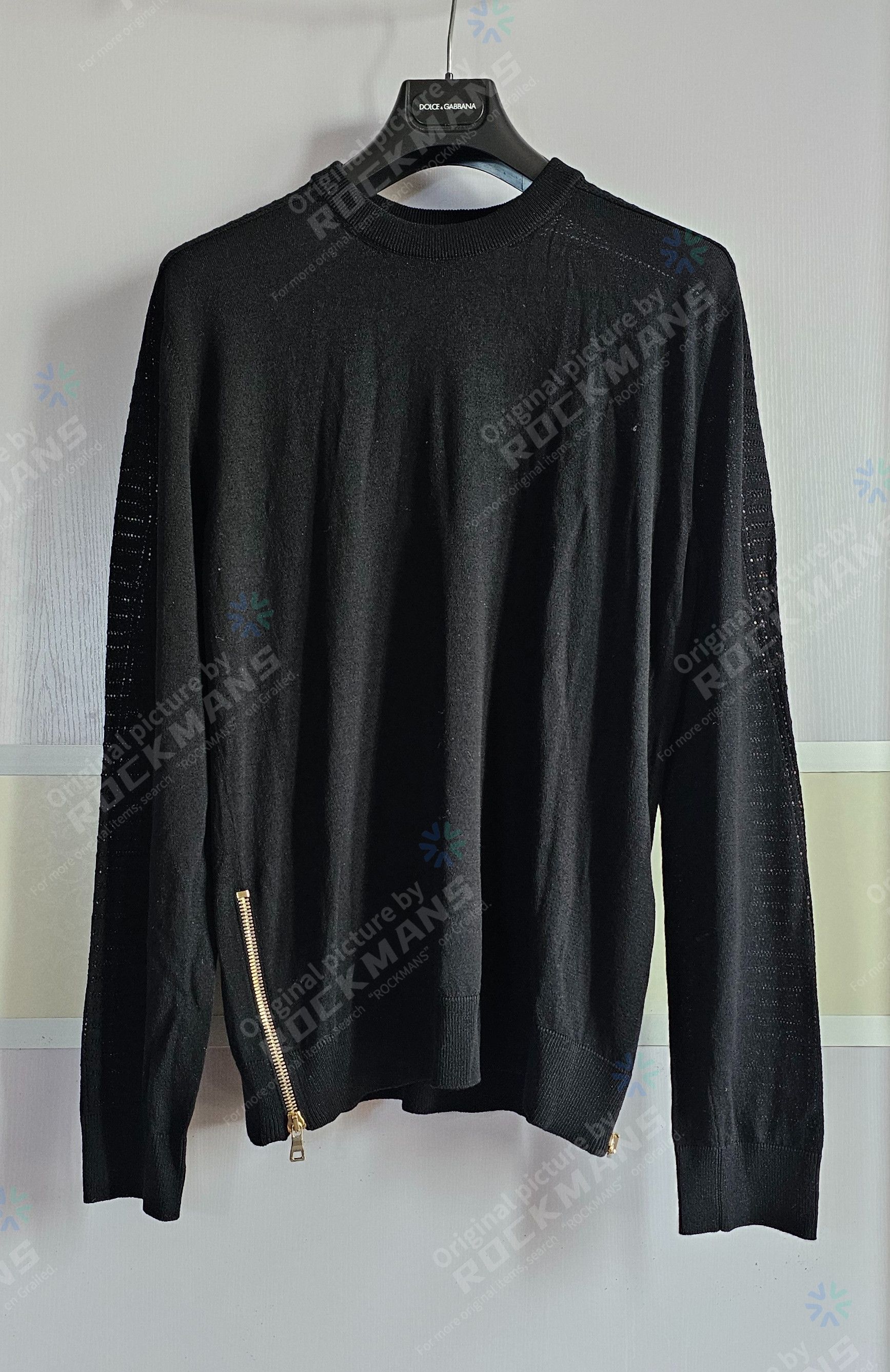 Balmain Balmain Men's Side-Zip Wool Sweater Size XL Like M-L Size US XL / EU 56 / 4 - 1 Thumbnail