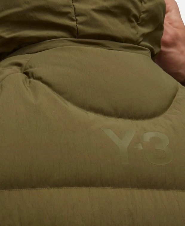 Adidas × Y-3 × Yohji Yamamoto adidas Y-3 Classic Puffy Down Vest Olive Size US L / EU 52-54 / 3 - 7 Thumbnail