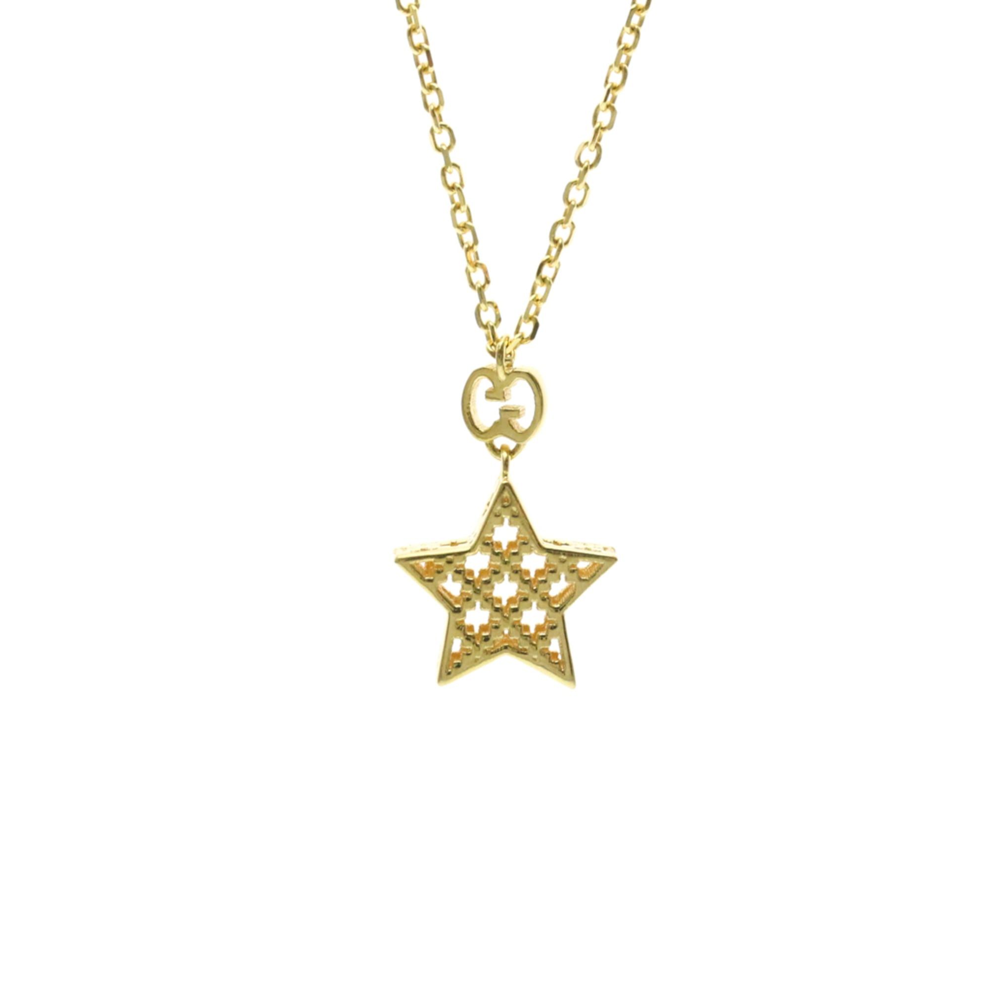 Gucci Gucci Diamantissima Star Necklace Yellow Gold (18K) No Stone Men,Women Fashion Pendant Necklace (Gold) Size ONE SIZE - 1 Thumbnail
