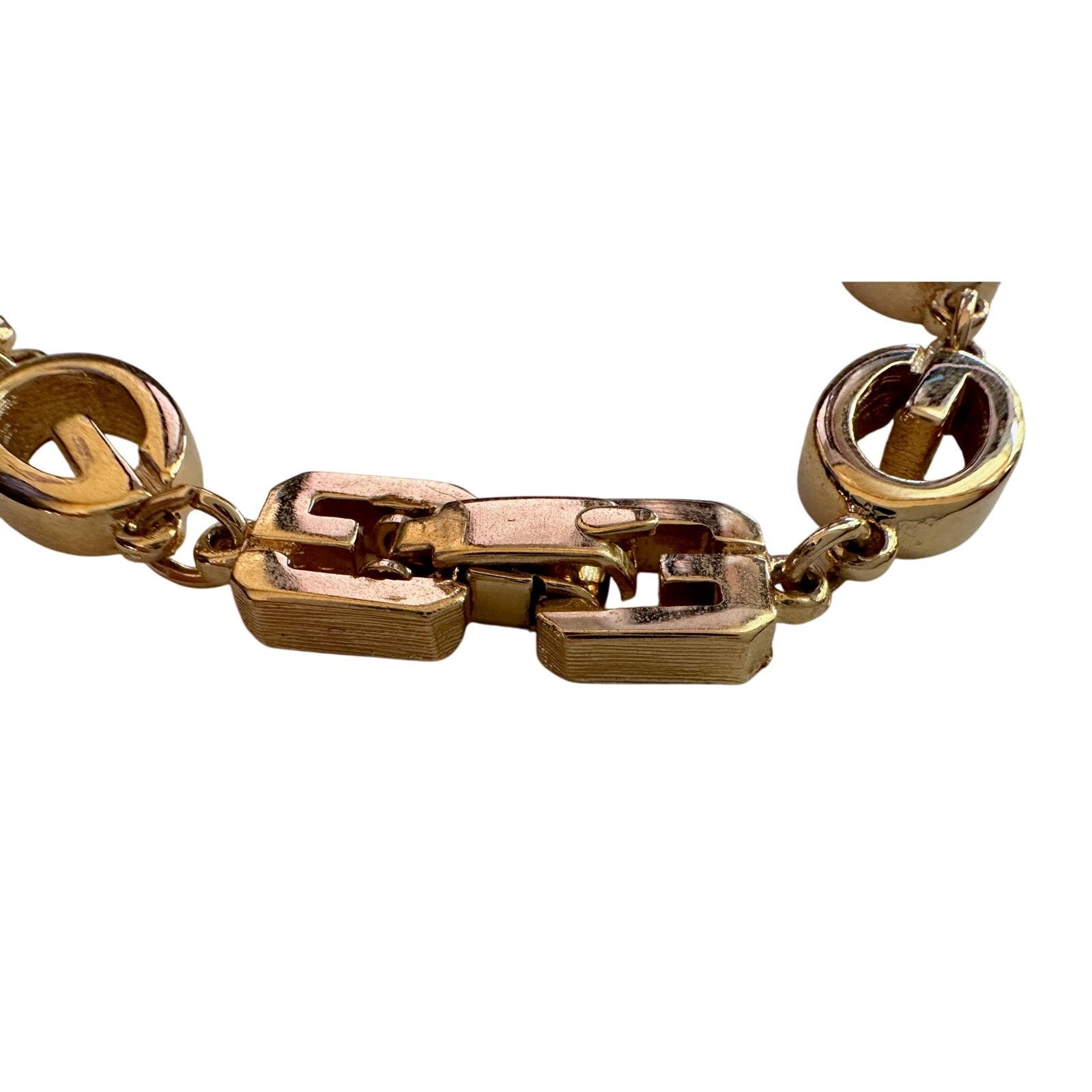 Givenchy Givenchy G Link Gold Plate Bracelet Size ONE SIZE - 5 Thumbnail