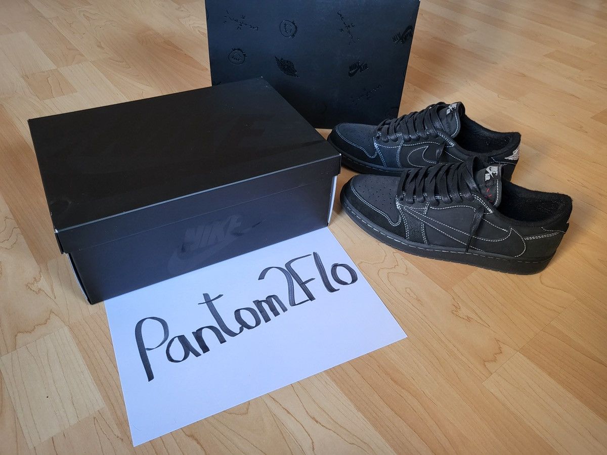 Jordan Brand × Travis Scott Jordan 1 Low Travis Scott Black Phantom Size US 9 / EU 42 - 22 Thumbnail