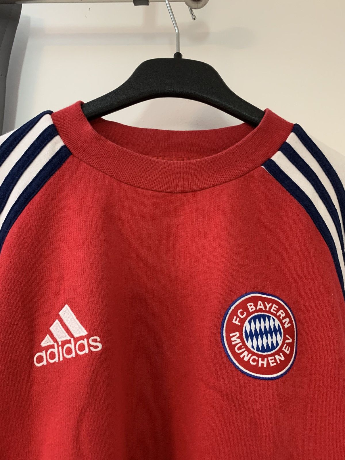 Adidas Vintage Adidas Football Sweatshirt Size US M / EU 48-50 / 2 - 2 Thumbnail