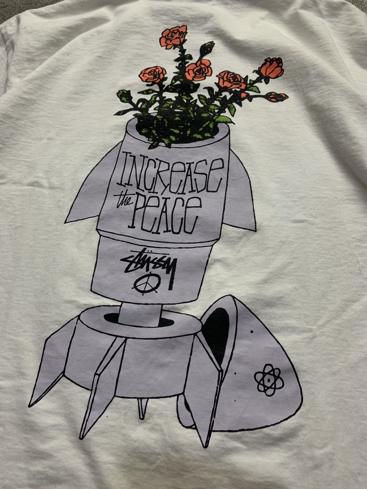 Stussy 🐍 SOLD🐍Stussy Flower Bomb Tee Size US XL / EU 56 / 4 - 5 Thumbnail