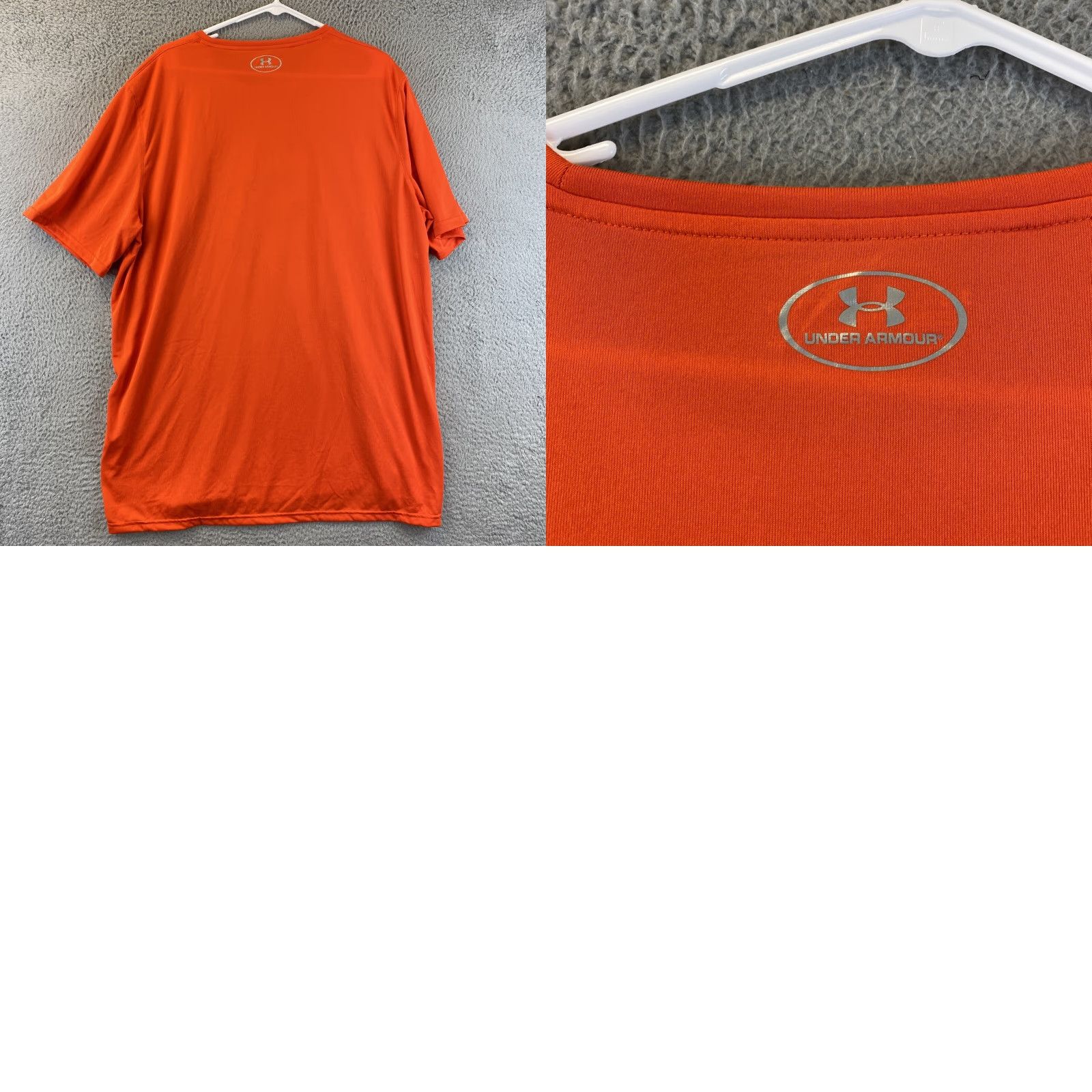 Under Armour Under Armour Men’s XL T Shirt Athletic Orange 91-17 Logo Short Sleeve Crew Neck Vintage No Size US XL / EU 56 / 4 - 8 Thumbnail
