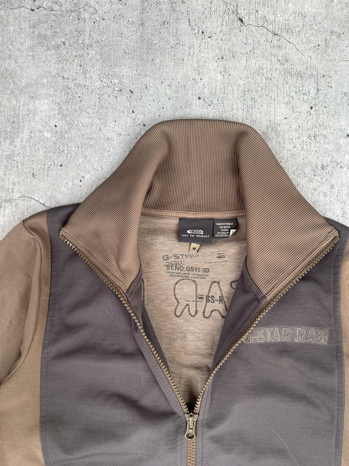 G-Star Vintage G-Star Zip Hoodie Big Logo All Over Print cropped Size US M / EU 48-50 / 2 - 11 Thumbnail
