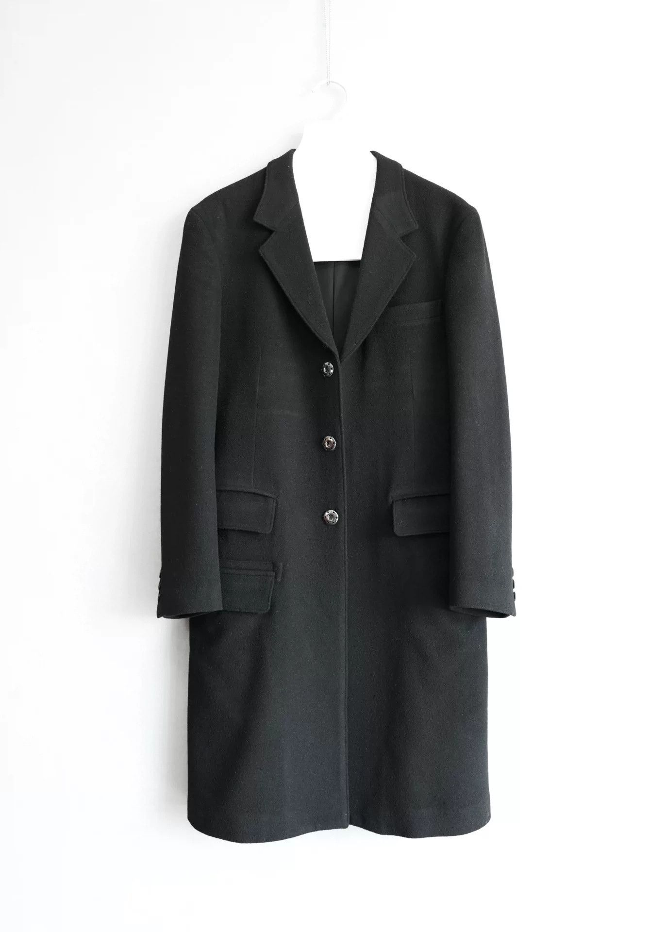 Yohji Yamamoto yohji yamamoto cashmere coat with snap buttons Size US S / EU 44-46 / 1 - 1 Thumbnail