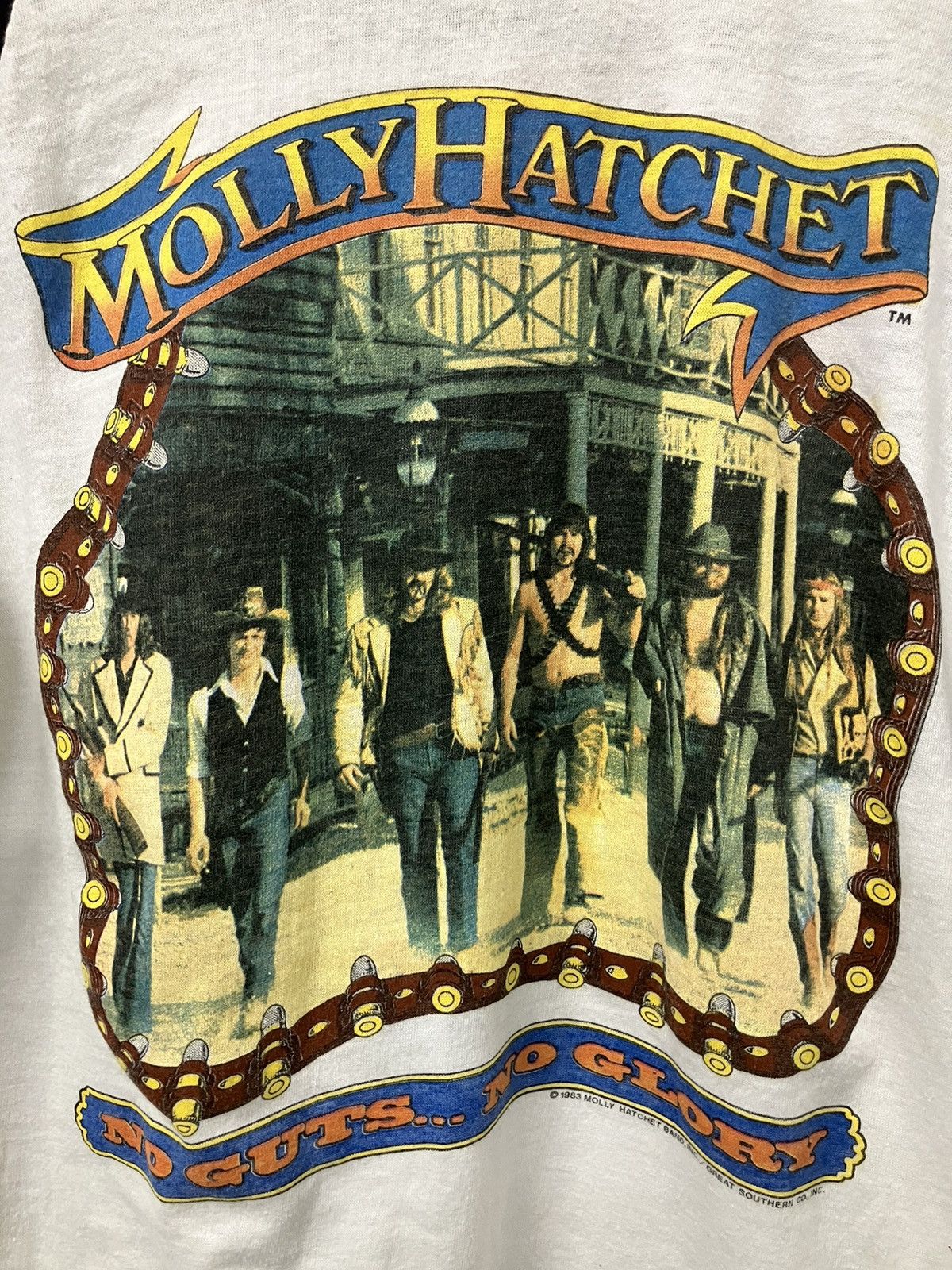 Outlet Vintage 1983 Molly Hatchet No Guts shirt