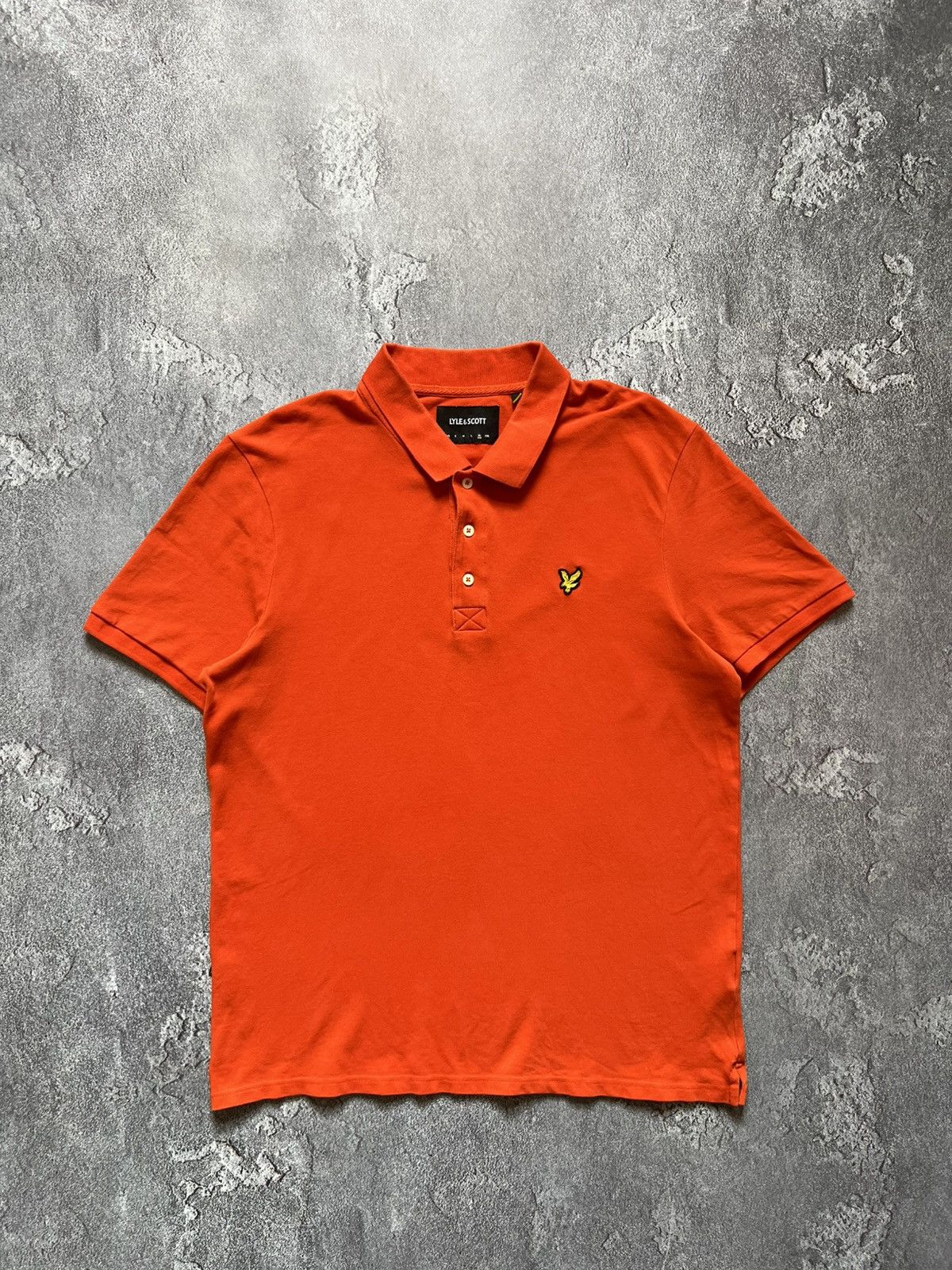 Lyle & Scott Vintage Lyle & Scott Tee Big Logo Lampas Striped Xl Size US XL / EU 56 / 4 - 1 Thumbnail