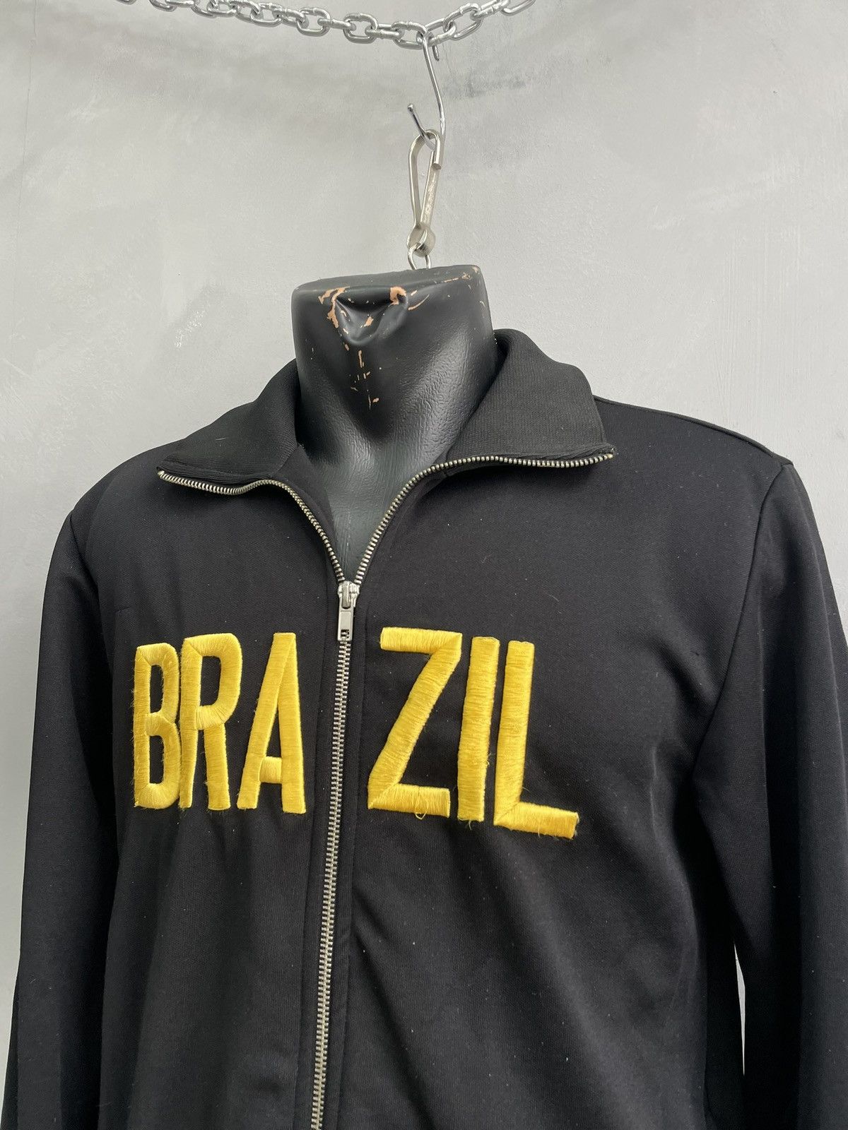 Vintage Fishbone Brazil Zip sweatshirt soccer y2k blokecore 90s Size US M / EU 48-50 / 2 - 4 Thumbnail