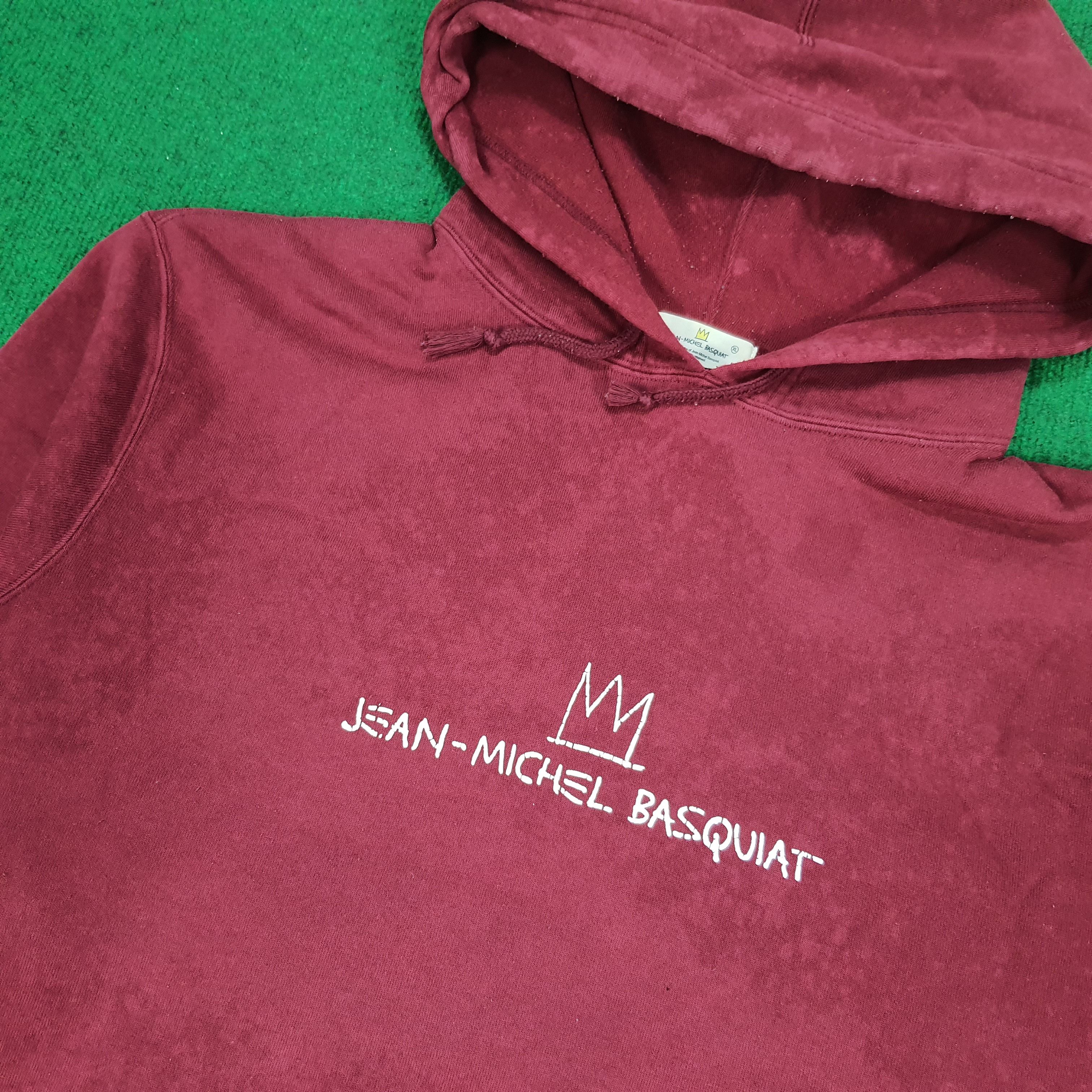 Jean-Michel Basquiat × Vintage Vintage Jean Michel Basquiat Streetwear Hoodie Size US XL / EU 56 / 4 - 4 Thumbnail