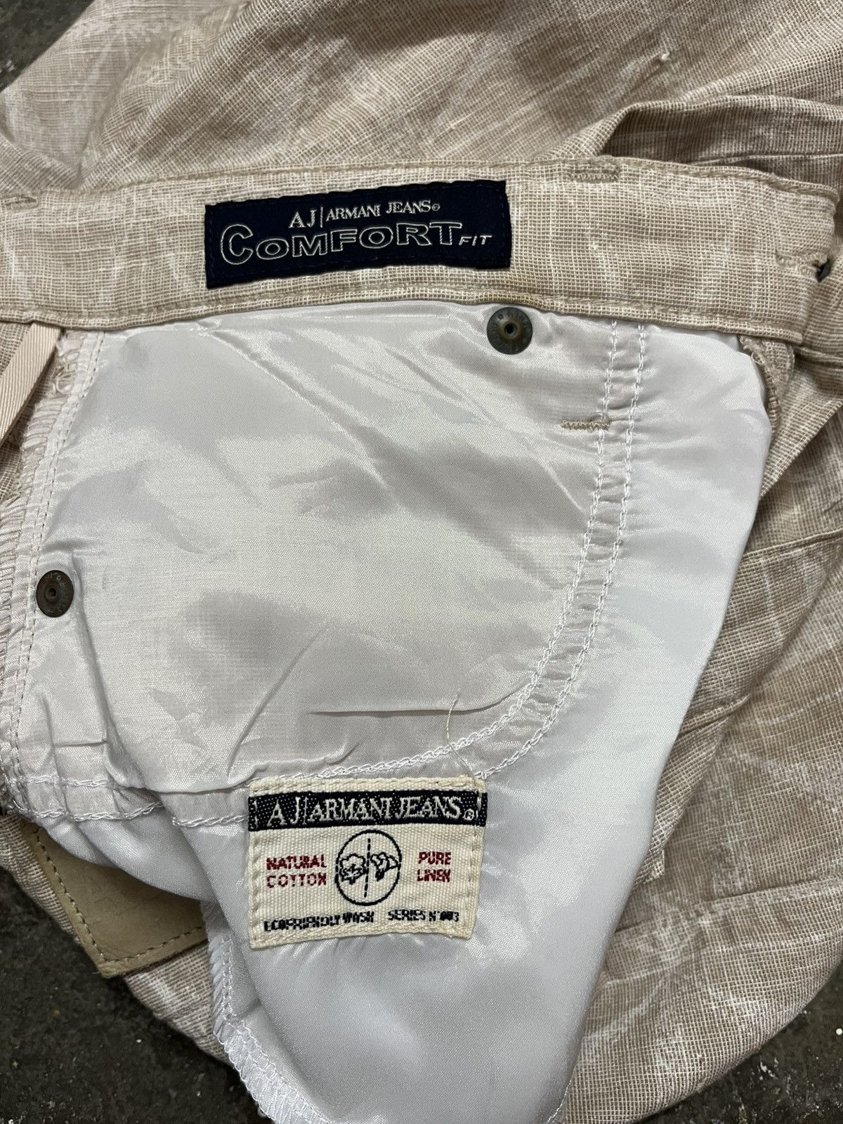 Armani VINTAGE Armani Jeans Italy Geometric All-Over Print Size US 29 - 7 Thumbnail