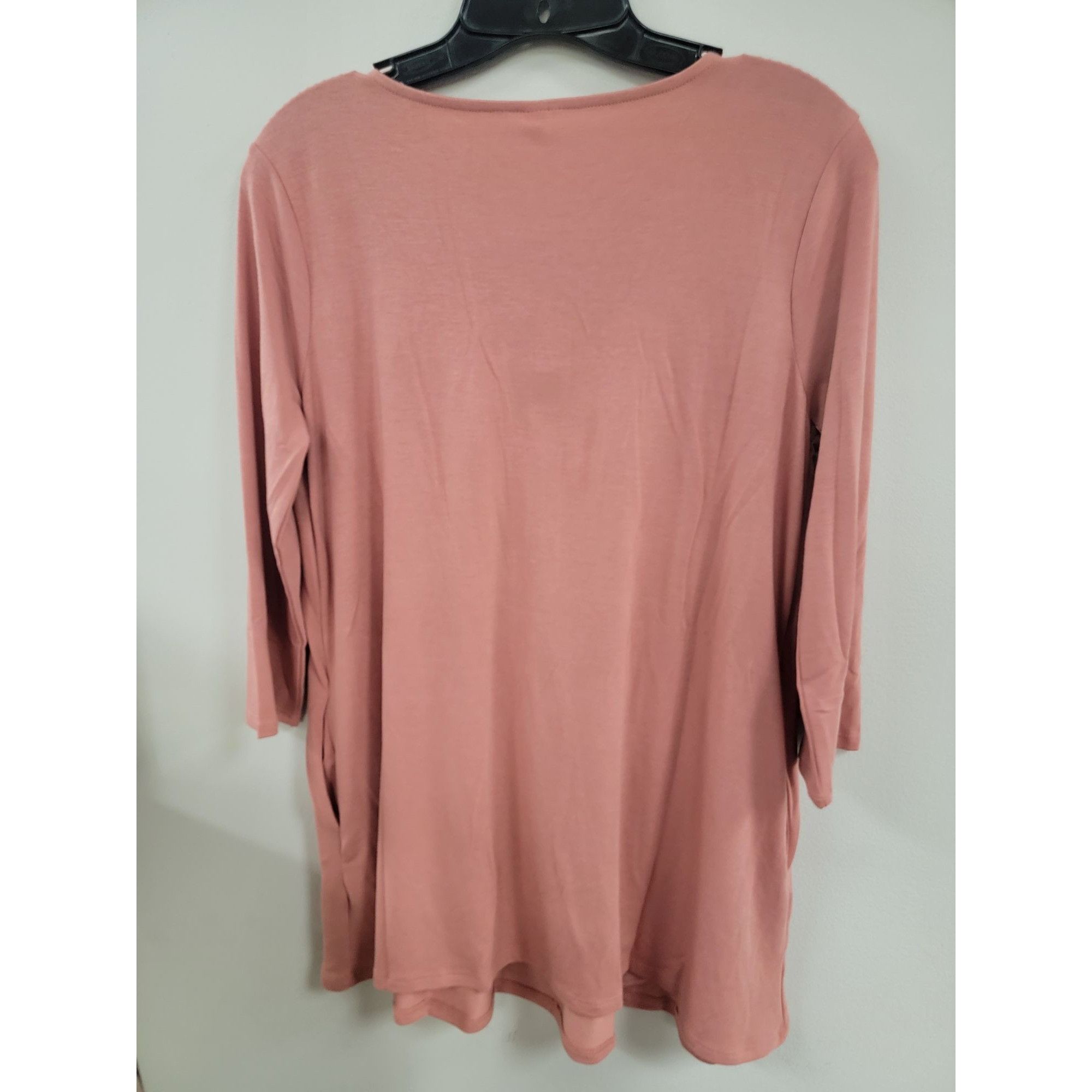 Other Zenana Premium Womens Blush Pink Pleated Tunic Top M Size M / US 6-8 / IT 42-44 - 4 Thumbnail