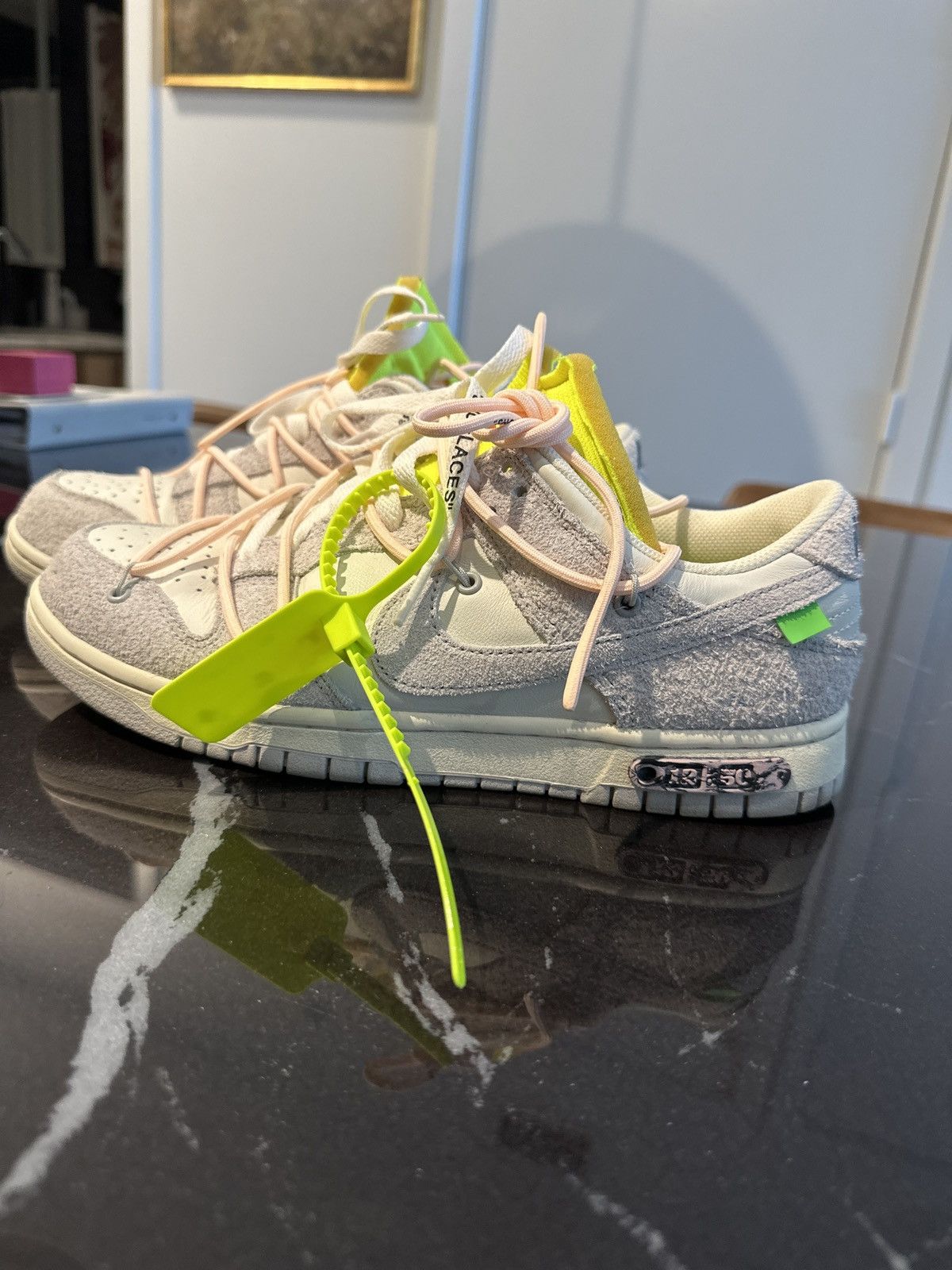 Nike Nike Dunk Low Off white Lot 12 Size US 9 / EU 42 - 8 Thumbnail