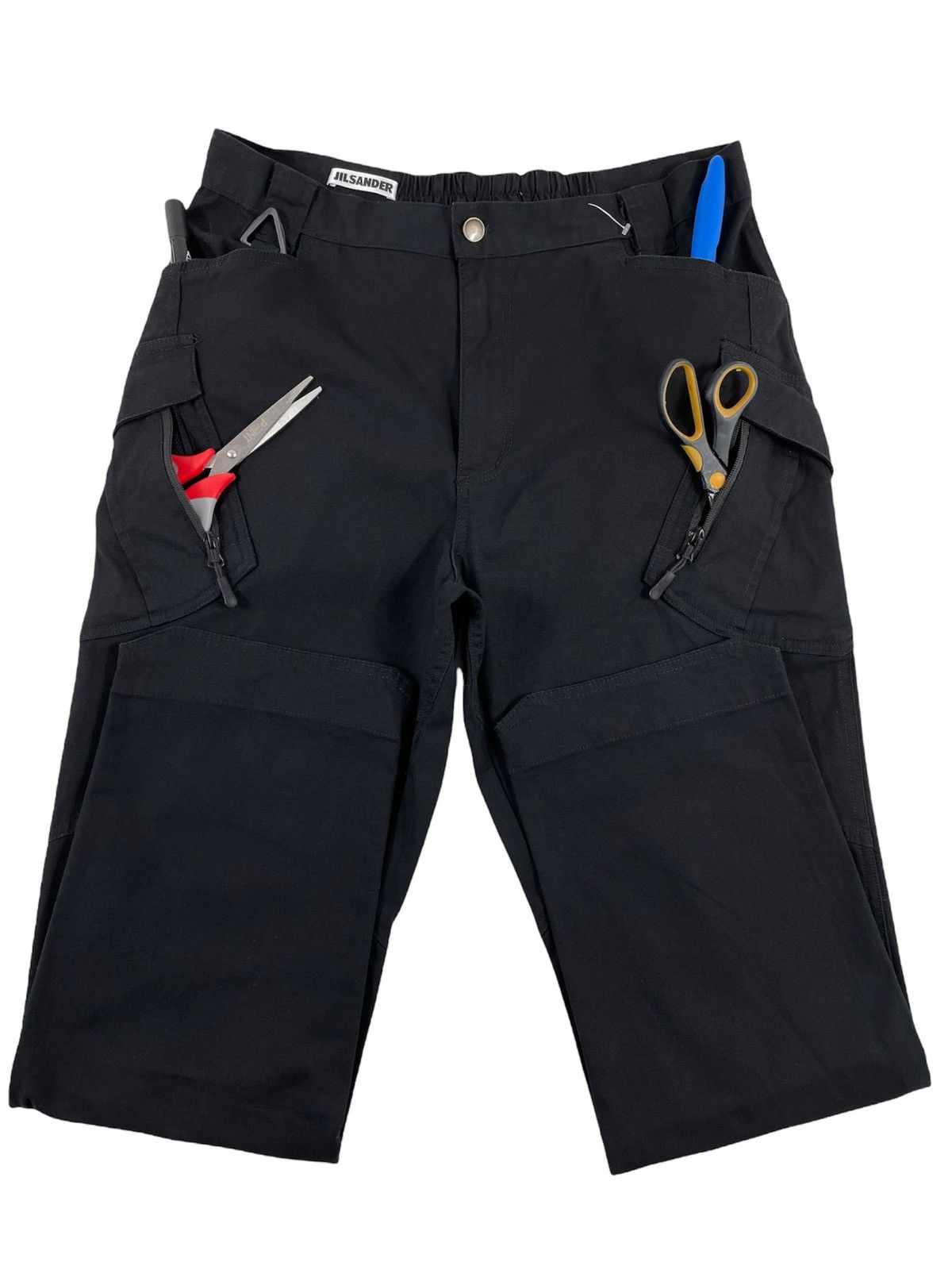 Jil Sander Men’s Multi Pocket Zip Cargo Tactical Work Pants Trousers Size US 33 - 8 Thumbnail