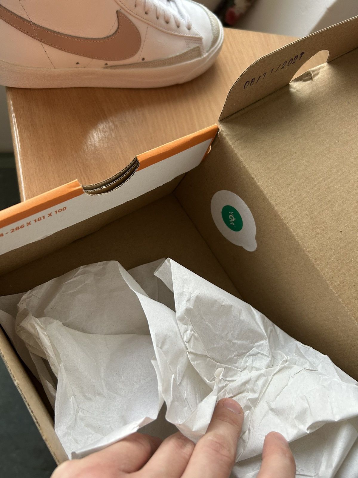 Nike Nike Blazer Mid Pink Oxford Size US 7.5 / IT 37.5 - 11 Thumbnail