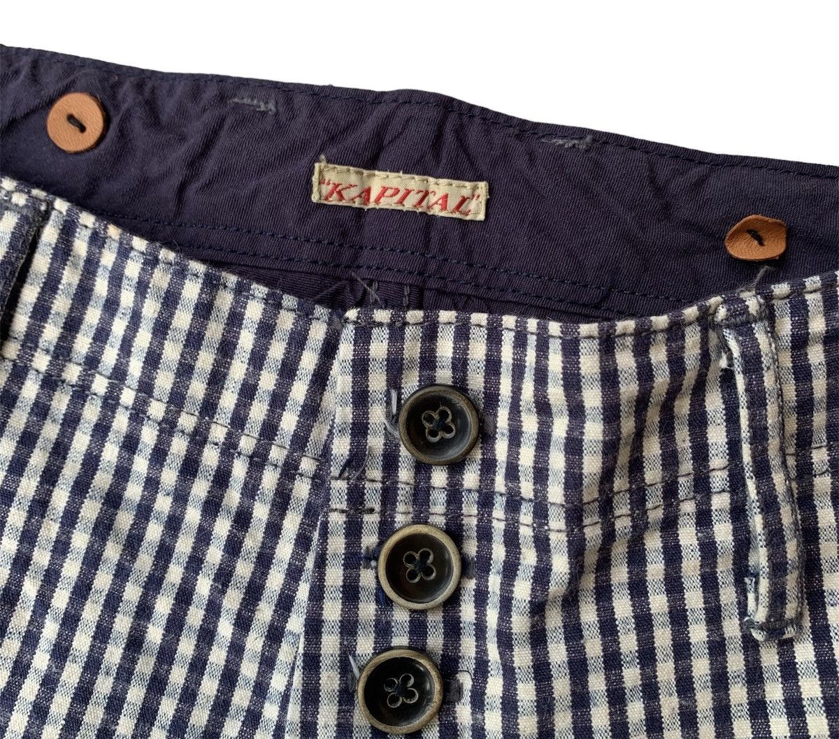 Kapital Buckle Button Down Pants