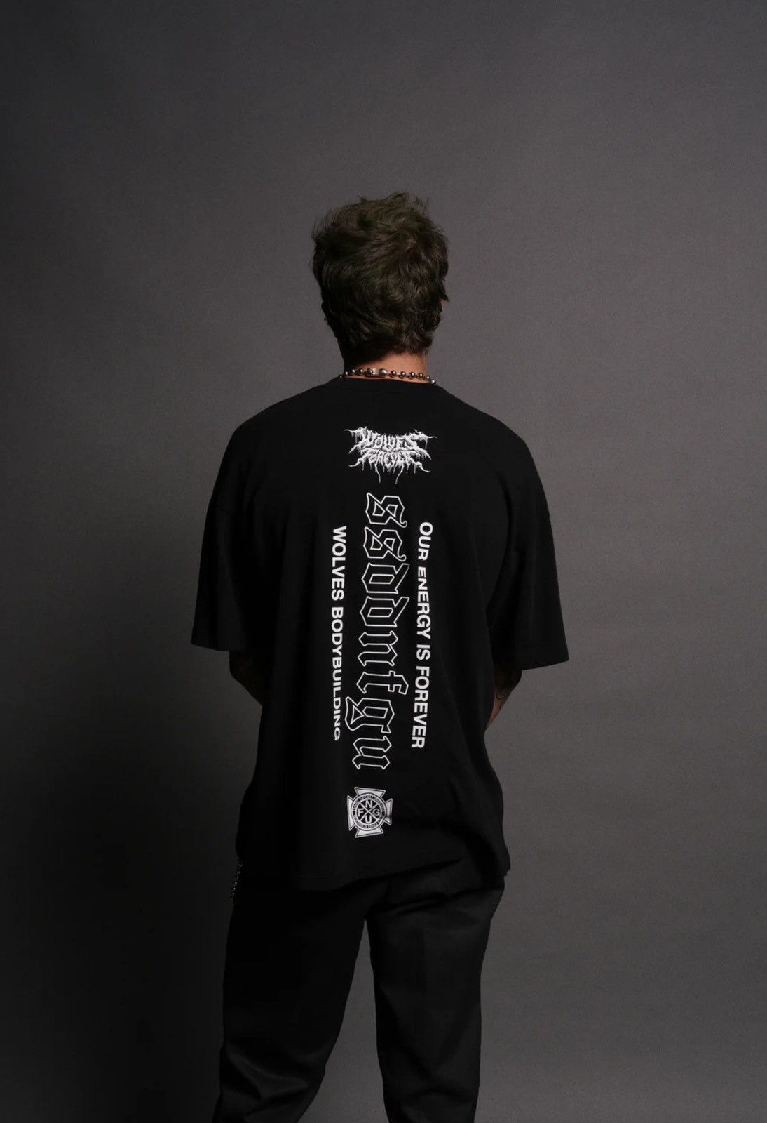 Darc Sport LOBO "PREMIUM" OVERSIZED TEE IN BLACK Size US M / EU 48-50 / 2 - 4 Thumbnail