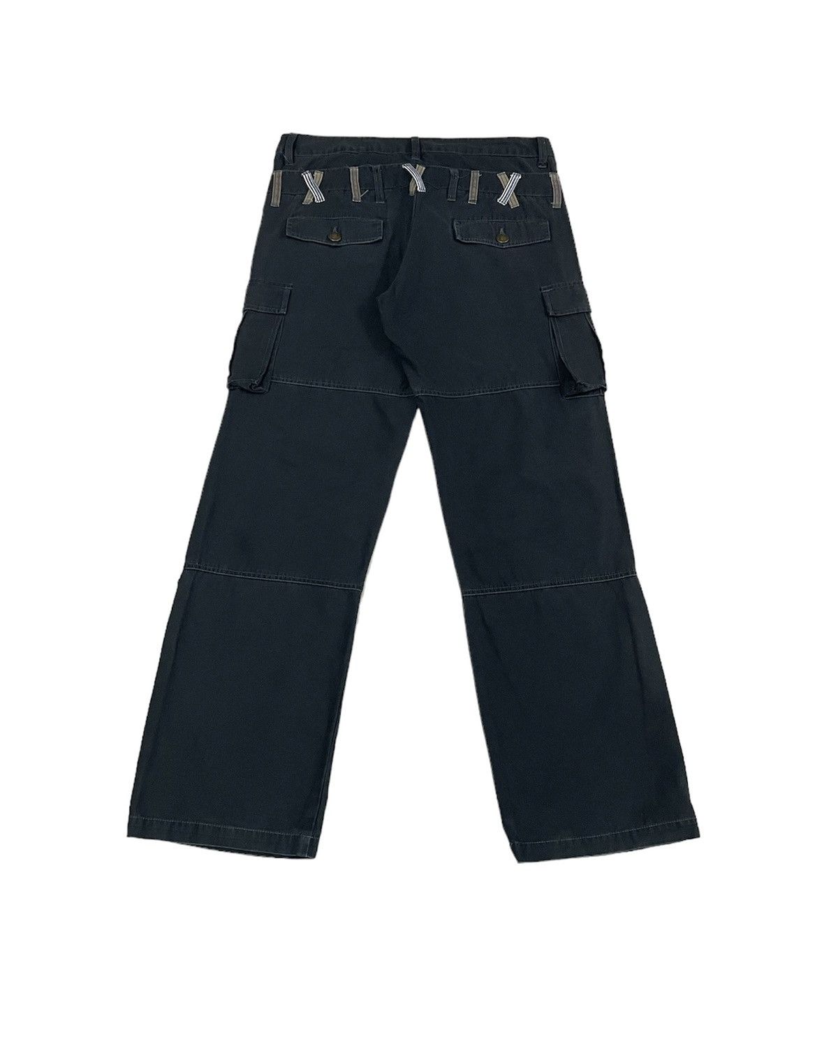Japanese Brand Thriller Street Japan Cargo Double Waist RollUp Pants Size US 34 / EU 50 - 4 Thumbnail