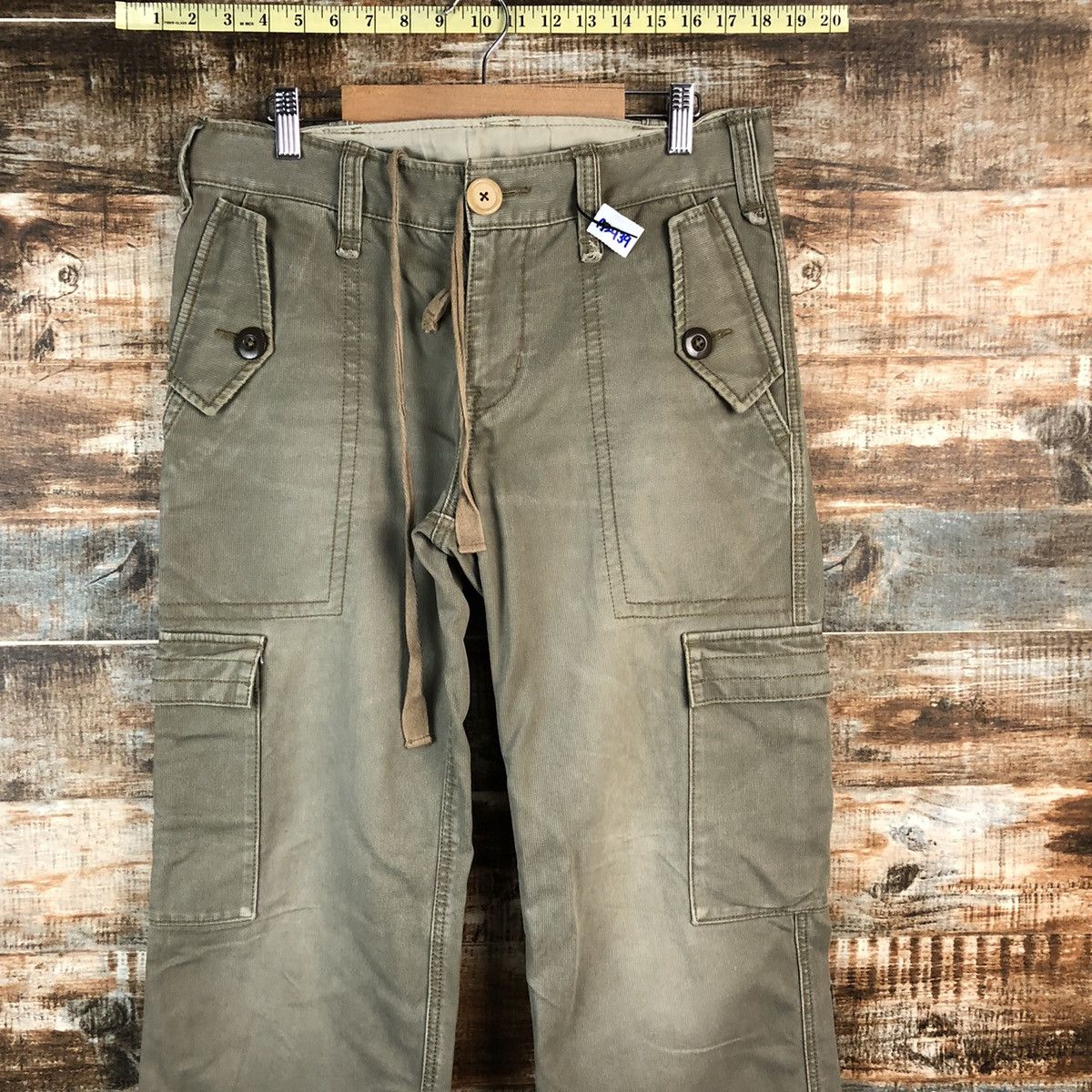 Levi's Levis military tactical Green Cargo Multipocket Pants #A2439 Size US 32 / EU 48 - 4 Thumbnail