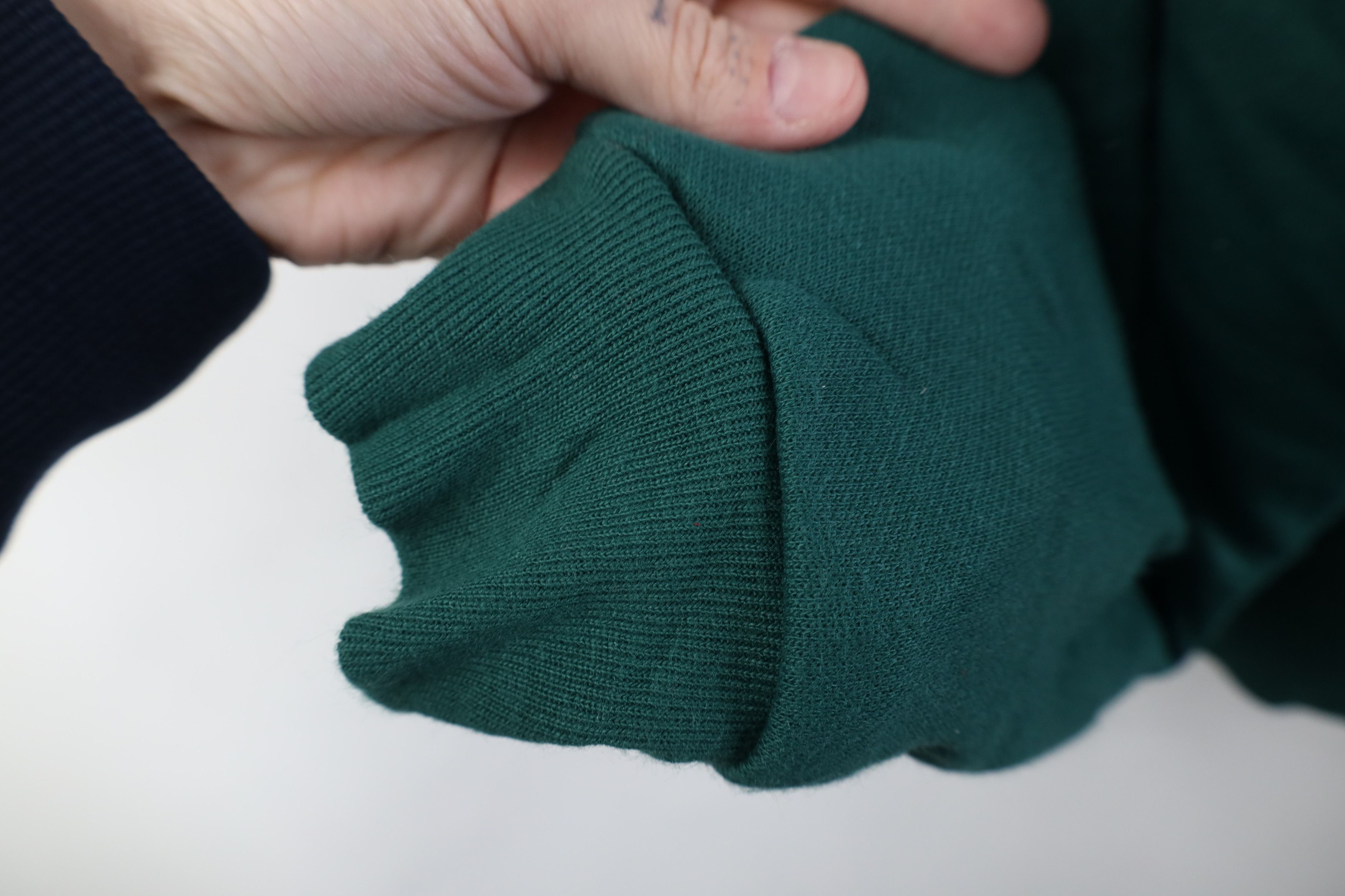Vintage Vintage 90s Seeds Thermal Lined Full Zip Hoodie Green USA Size US XL / EU 56 / 4 - 8 Thumbnail