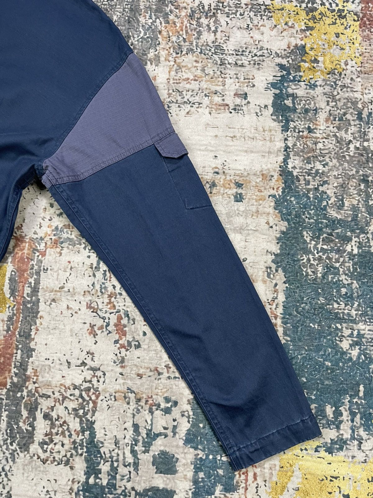Japanese Brand Coen Patchwork HBT, Ripstop, Poplin Overshirt Size US S / EU 44-46 / 1 - 5 Thumbnail