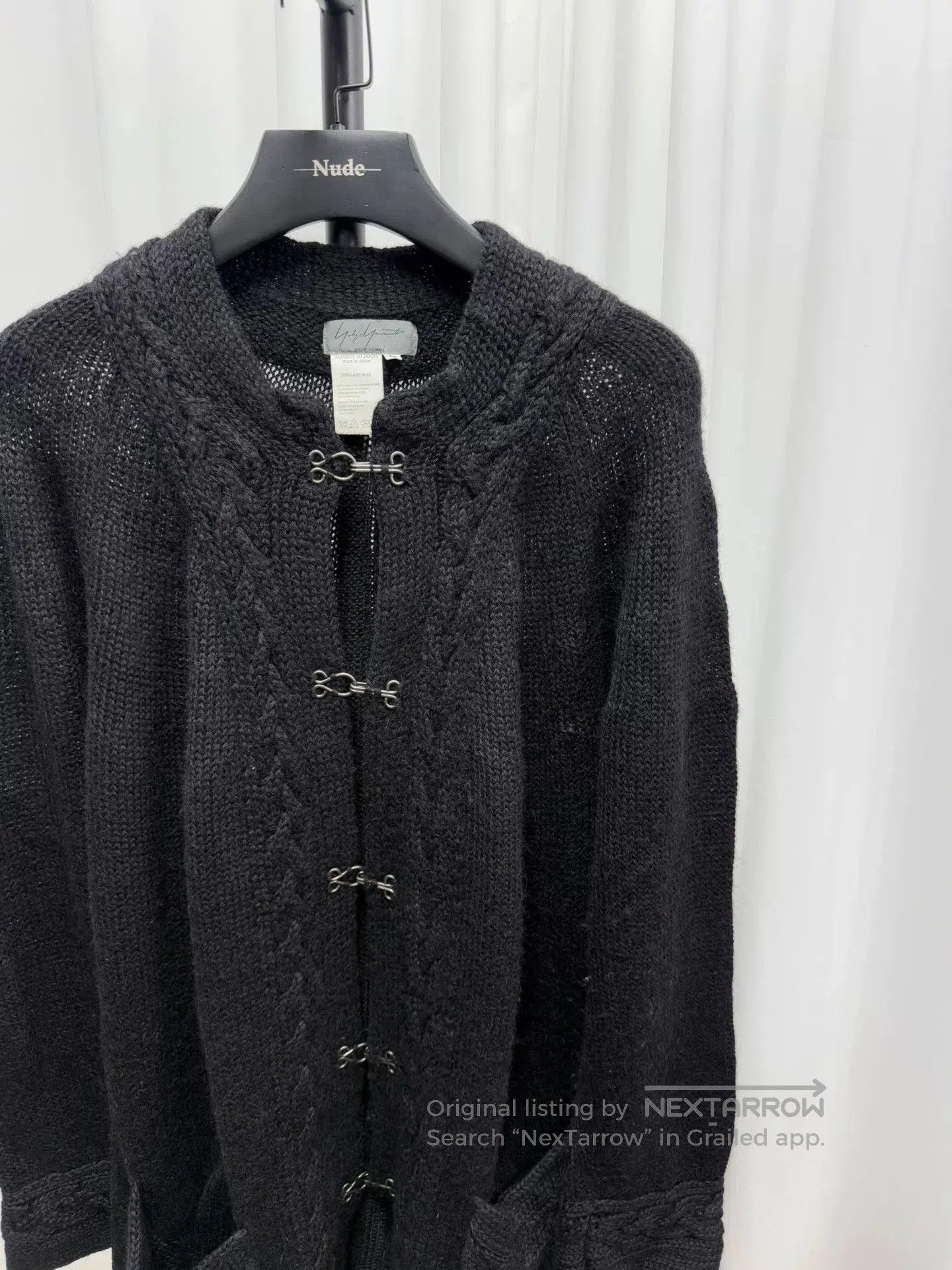 Yohji Yamamoto Yohji Yamamoto Pour Homme Sweater Coat M. Size US M / EU 48-50 / 2 - 3 Thumbnail
