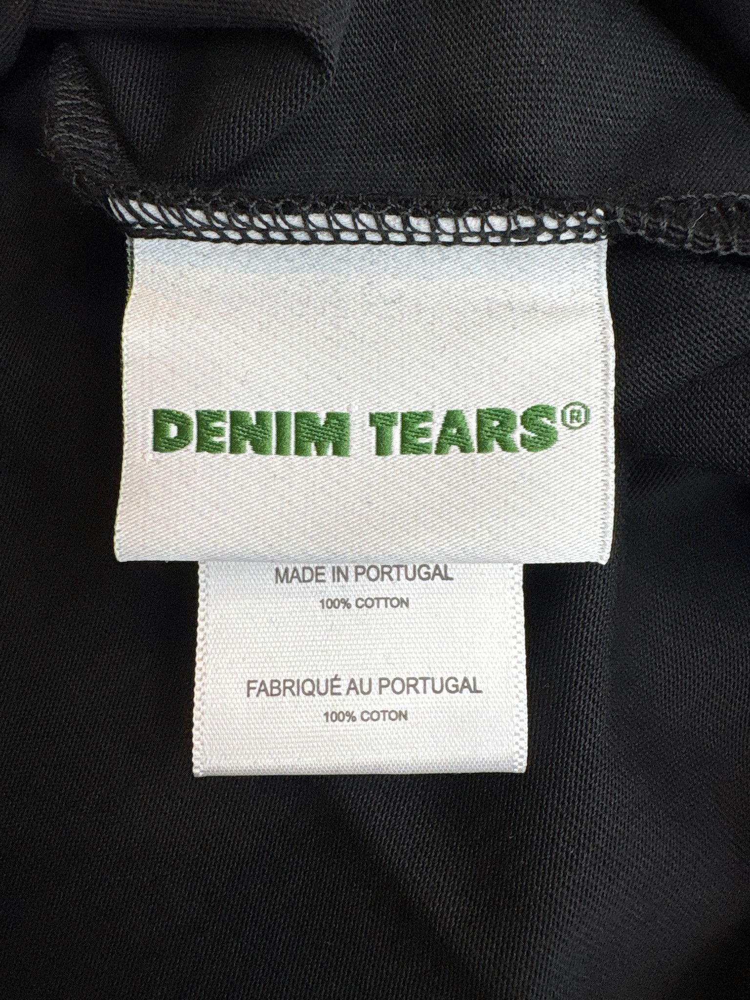 DENIM TEARS Denim Tears "Cee-Lo NY" Tee (Black) Size US M / EU 48-50 / 2 - 5 Thumbnail