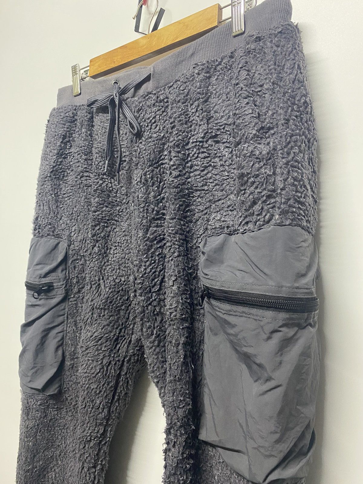 Japanese Brand Find Out Jogger Multi Pocket Cargo Outdoor Sherpa Fleece Size US 32 / EU 48 - 8 Thumbnail
