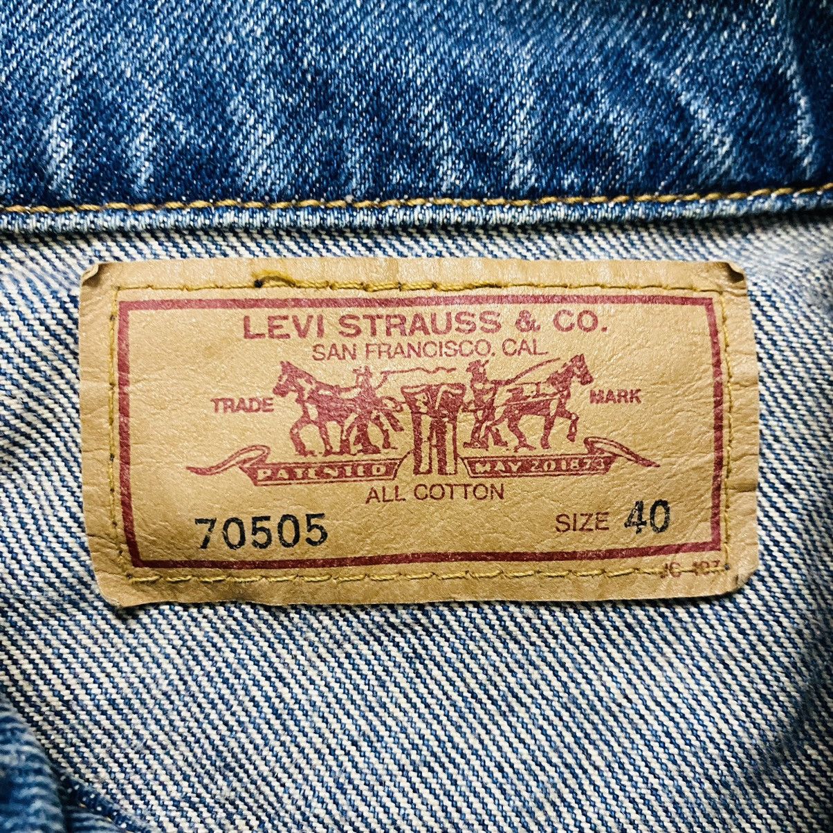 Levi's Vintage 90s Levis trucker jacket denim Size US M / EU 48-50 / 2 - 12 Thumbnail