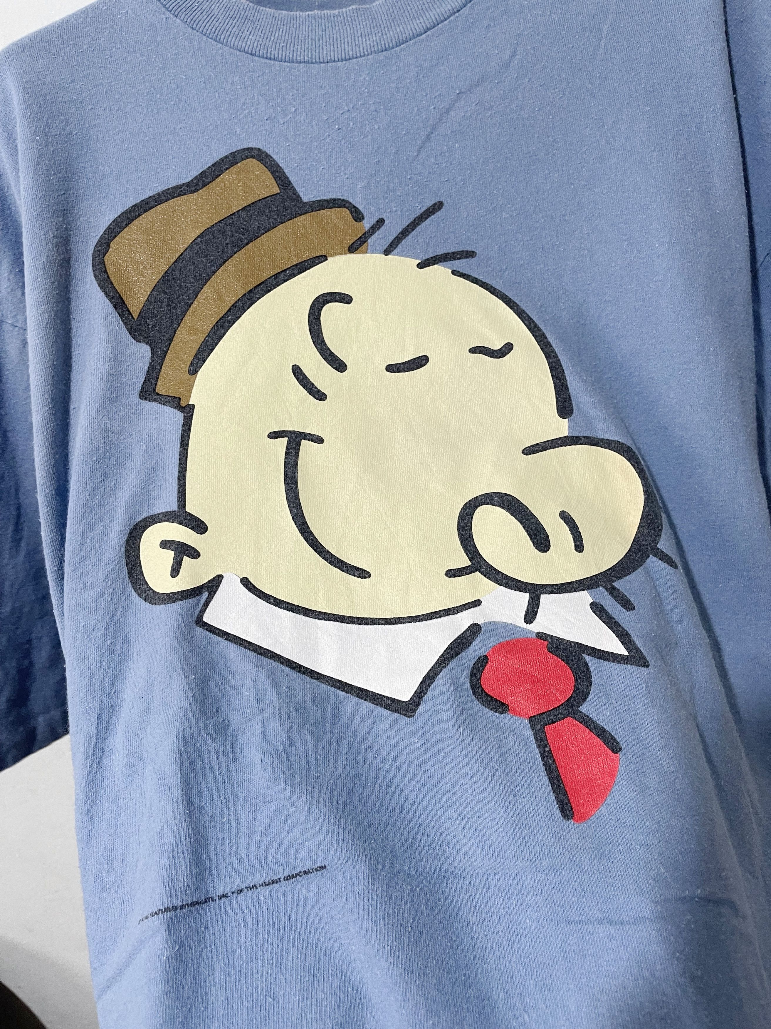Vintage Vintage 90s Popeye WIMPY Hamburger Shirt Size US XL / EU 56 / 4 - 2 Thumbnail