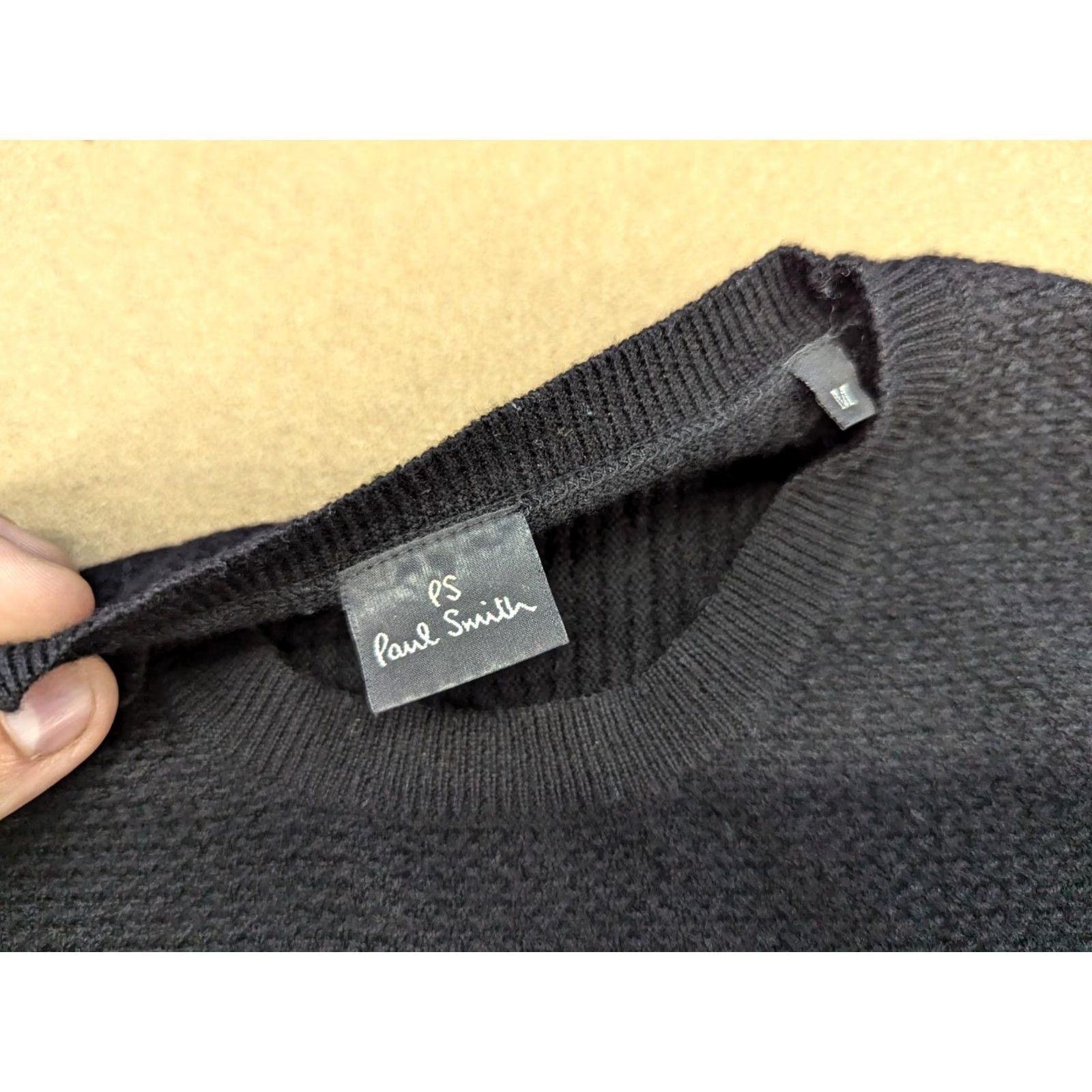 Paul Smith Paul Smith Mens Sweater Knitted Jumper 100% Wool Black Long Sleeve Size M Pullover Adults Regular Knit 80s Theme Size US M / EU 48-50 / 2 - 7 Thumbnail