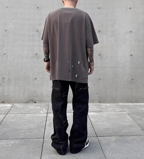 Japanese Brand Distressed T Shirt, y2k Retro Shirt, 2000 Clothing Size US L / EU 52-54 / 3 - 6 Thumbnail