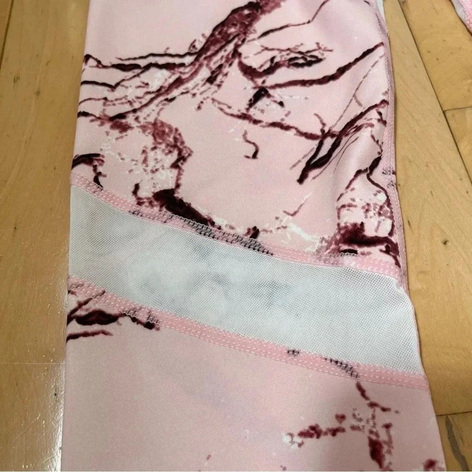 Other BSP Better Sports Performance Pink Camouflage Leggings sz M Size 28" / US 6 / IT 42 - 4 Thumbnail
