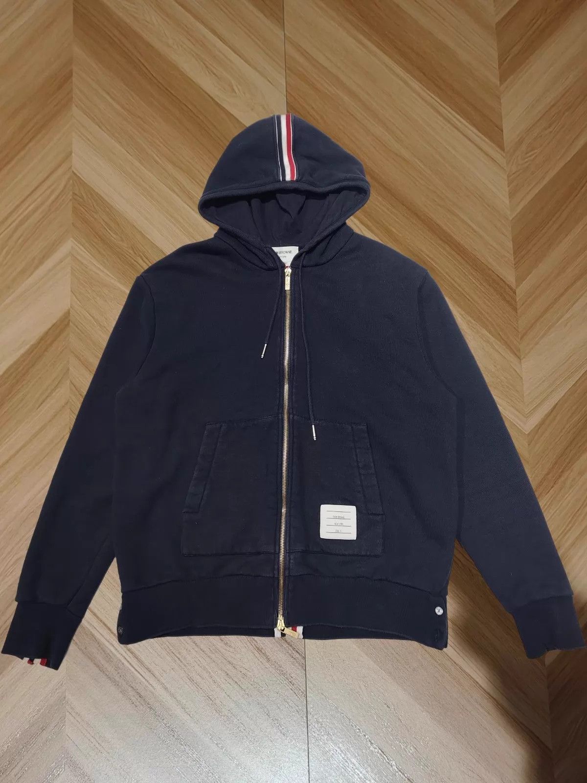 Thom Browne Thom Browne 4-Bar Striped Men's Jacket Size US L / EU 52-54 / 3 - 1 Thumbnail