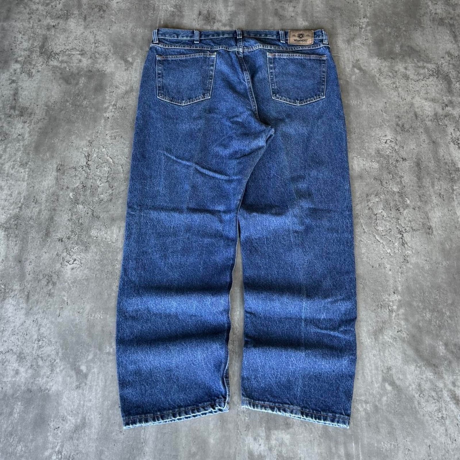 Carhartt × Vintage × Wrangler Vintage Y2K Wrangler Baggy Skater Grunge Cyber Denim Jeans Size US 40 / EU 56 - 2 Thumbnail