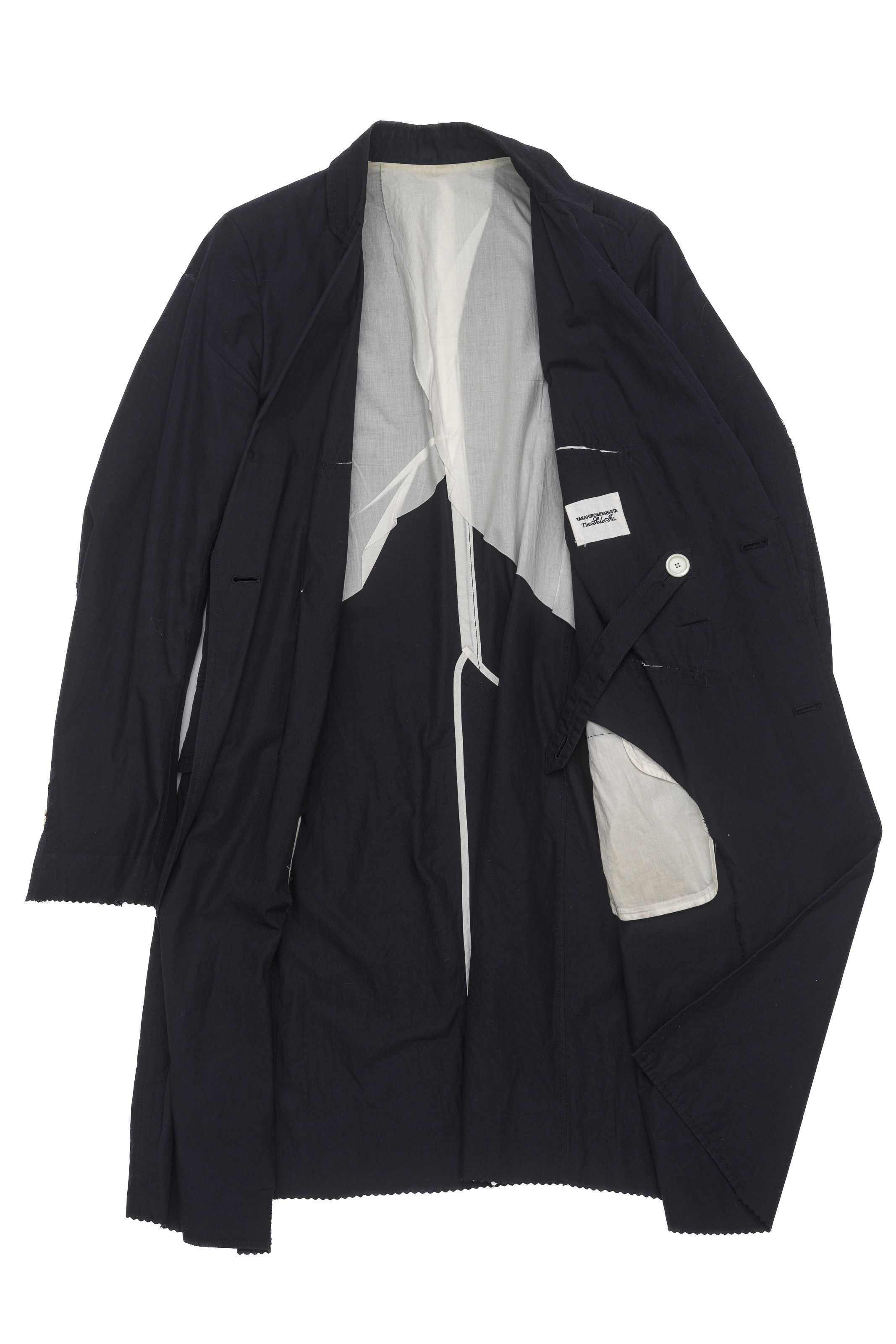 Takahiromiyashita The Soloist. TAKAHIROMIYASHITA TheSoloist SS14 Chesterfield Coat 48 Size US M / EU 48-50 / 2 - 2 Thumbnail