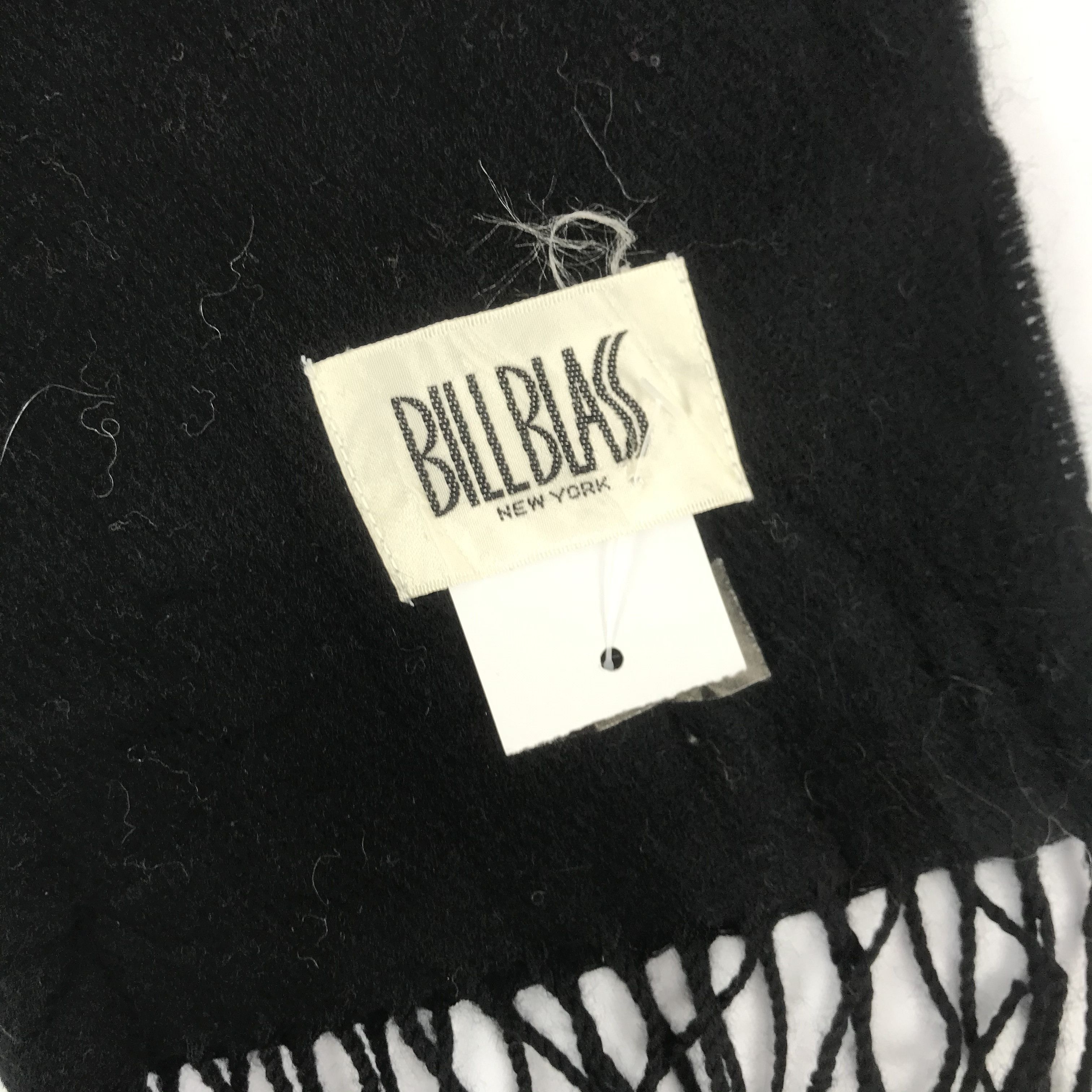 Bill Blass Vintage Bill Blass Scarf Muffler Wool Cashmere Scarves Size ONE SIZE - 4 Thumbnail