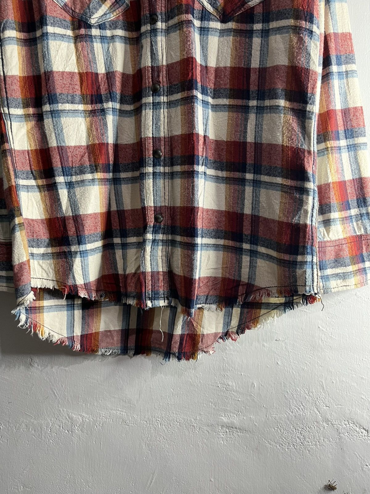 GOA Vintage goa flannel distressed button shirt Size US M / EU 48-50 / 2 - 4 Thumbnail