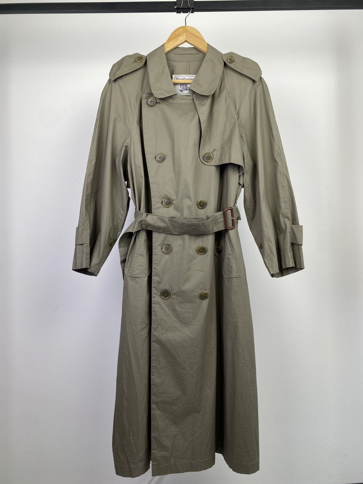 Burberry × Vintage Burberry vintage cotton overcoat | Grailed