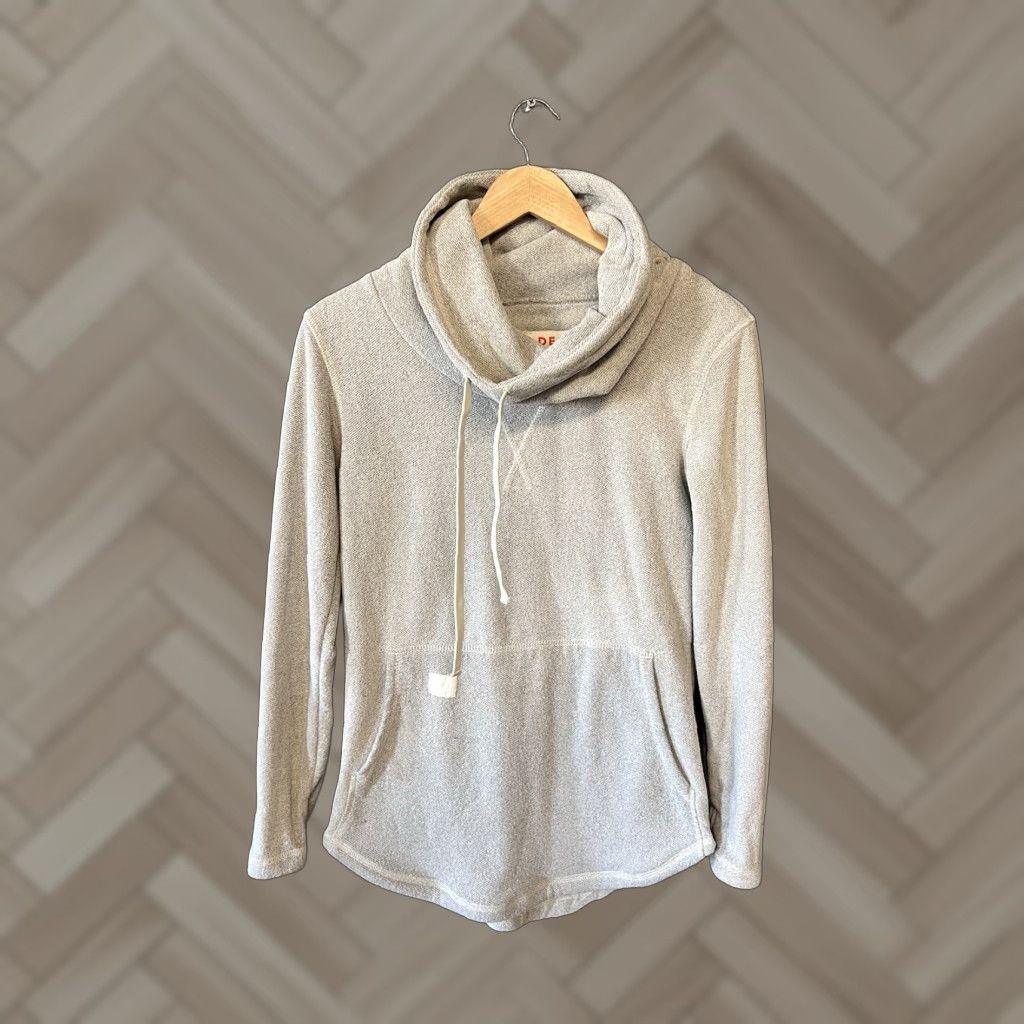Vintage Deso Supply Co Hoodie Womens XS Gray Batch Fleece Sweatshirt Funnel Neck Size XS / US 0-2 / IT 36-38 - 1 Thumbnail
