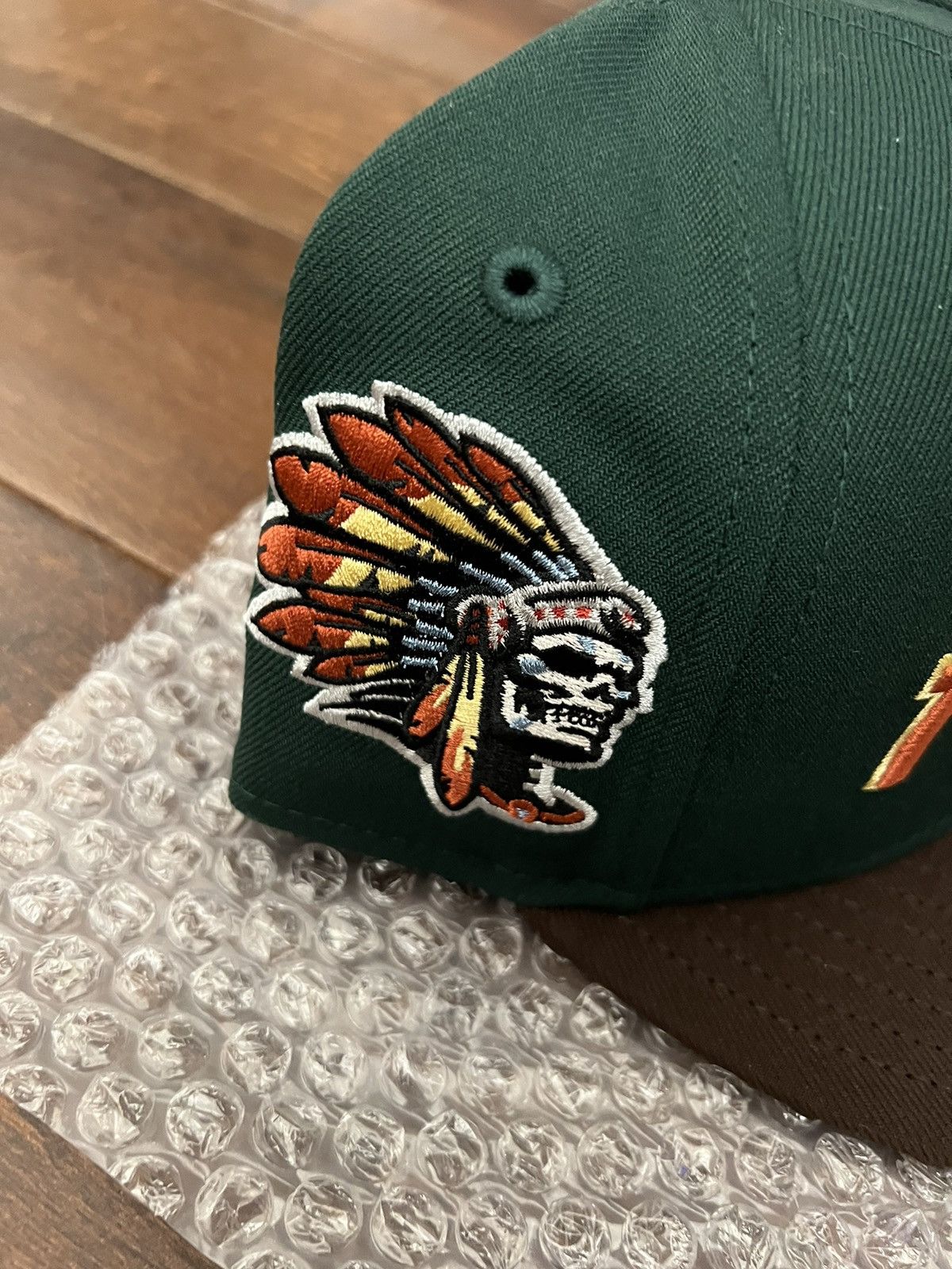 Hat Club 7 1/4 Hat Club New Era Skull Chief Arizona Patch Script Hat Size ONE SIZE - 3 Thumbnail