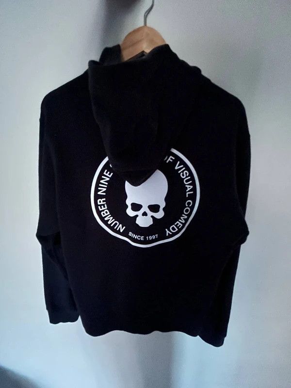 Number (N)ine number nine zip up hoodie | Grailed