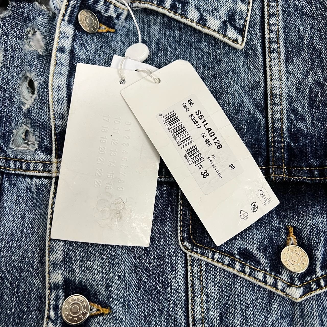 Maison Margiela Maison Margiela Denim jacket 2501-Nextarrow Size XS / US 0-2 / IT 36-38 - 4 Thumbnail