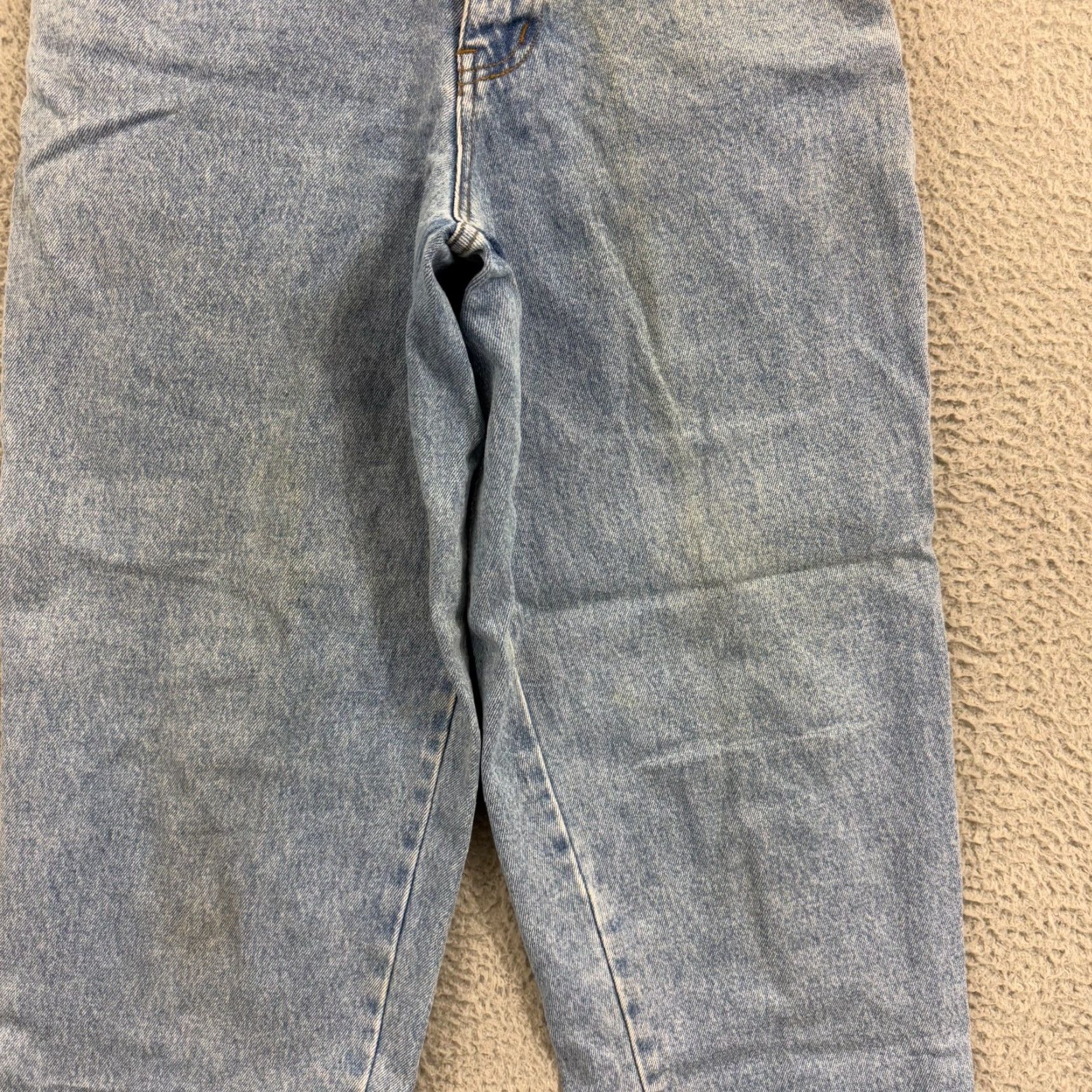 Vintage VINTAGE Zana Di Jeans Womens 9/10 Blue Button Fly 28x30 Baggy 80s Skater Loose Size 30" / US 8 / IT 44 - 7 Thumbnail