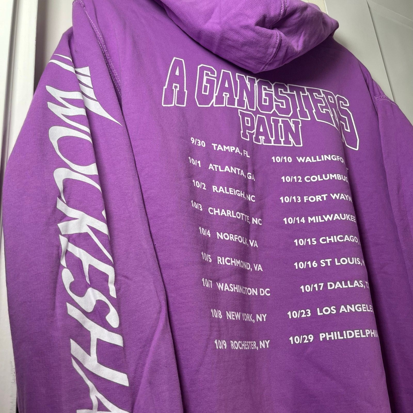 Band Tees Moneybagg Yo Tour A Gangsta´s Pain Wockesha Hoodie Purple M Size US M / EU 48-50 / 2 - 4 Thumbnail