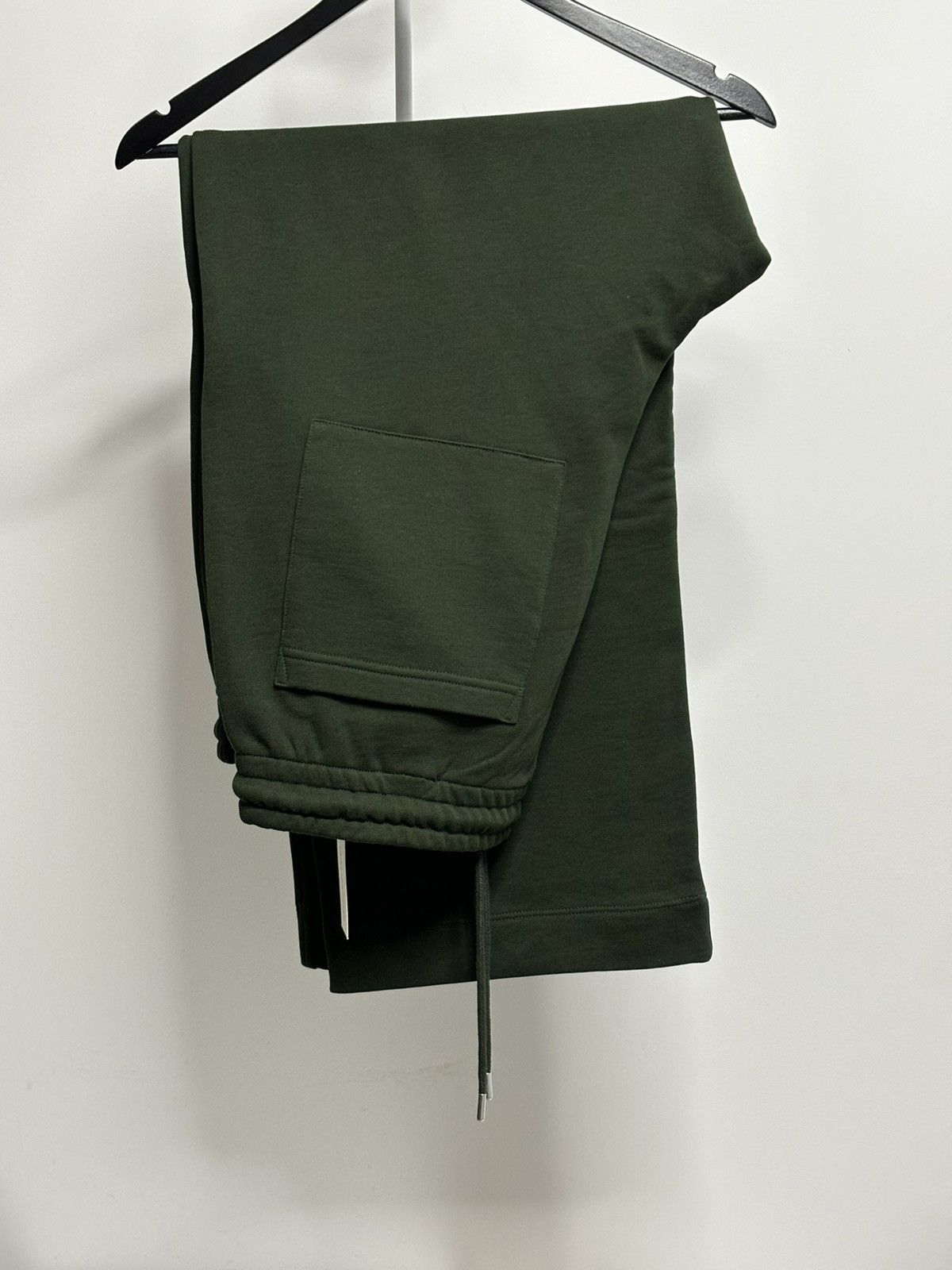 Dries Van Noten × Maison Margiela × Rick Owens Dries Van Noten Green Hamer Lounge Pants Size US 33 - 2 Thumbnail