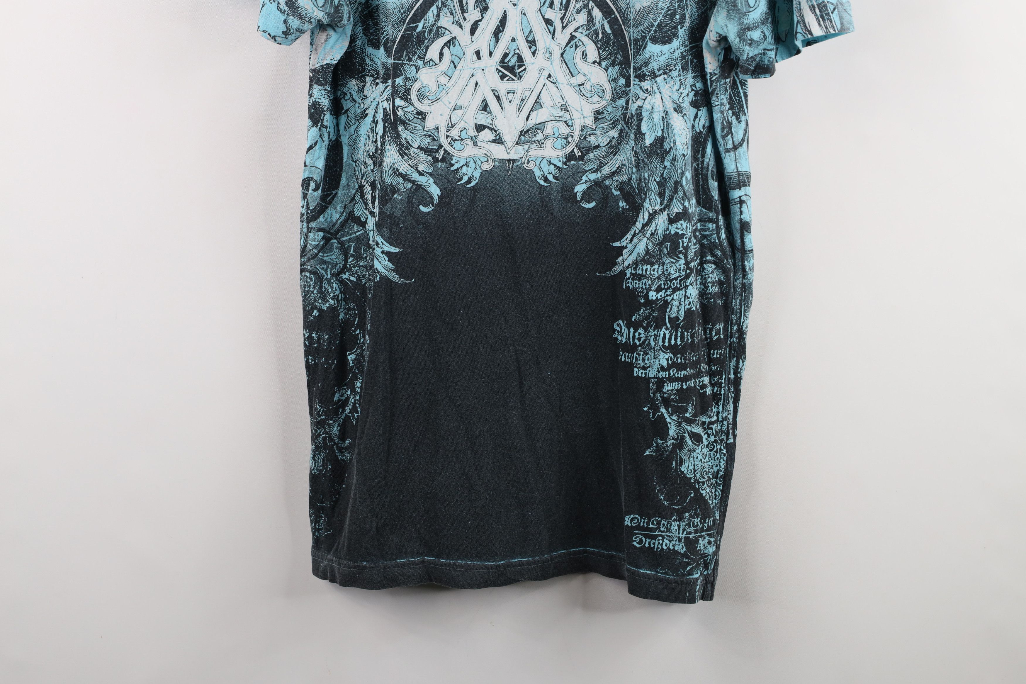 Affliction × Vintage Vintage Y2K Affliction Eagle Tribal T-Shirt Blue USA Size US M / EU 48-50 / 2 - 3 Thumbnail