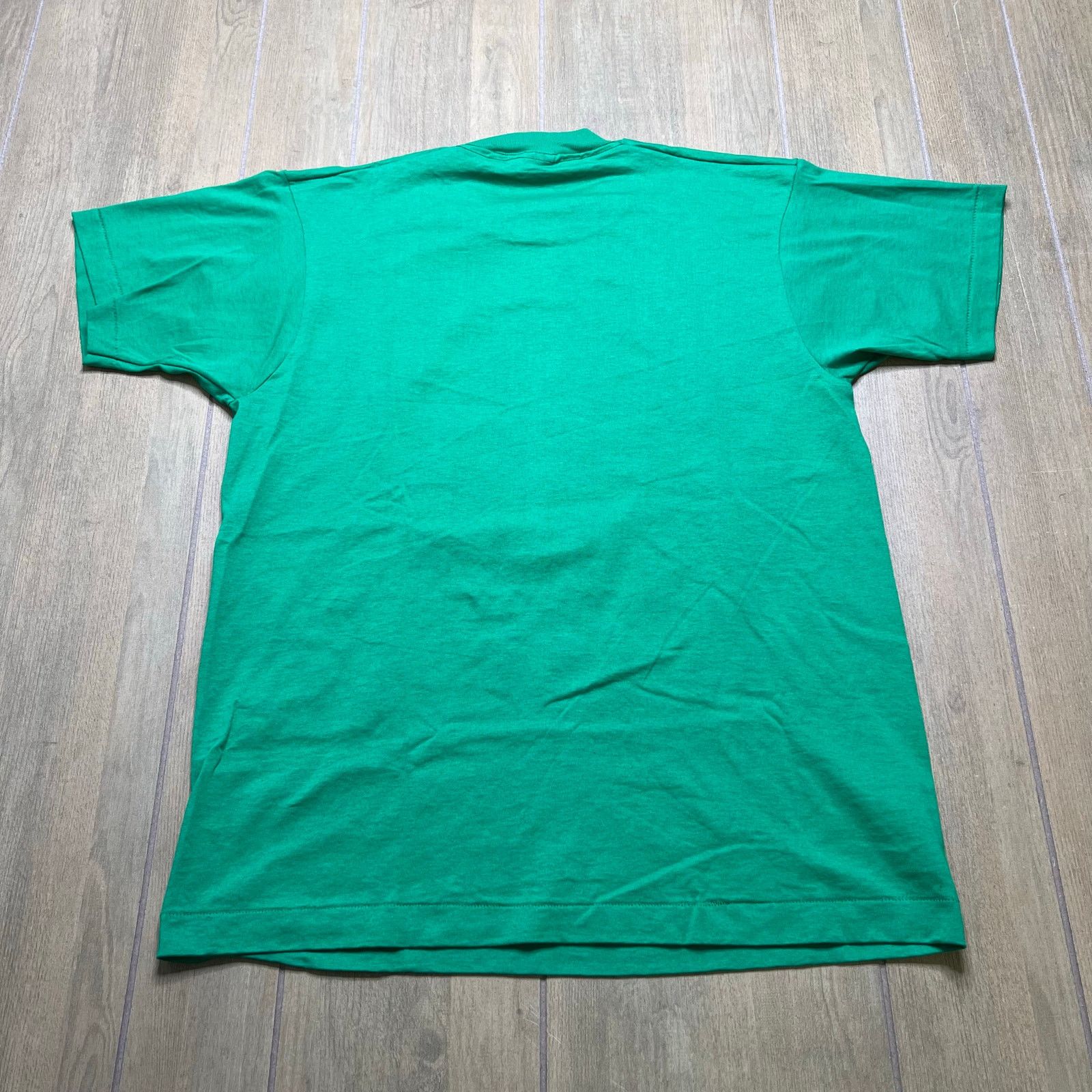 Fruit Of The Loom Vintage 90s green t-shirt Keno tournament casino Sz L USA Size US L / EU 52-54 / 3 - 6 Thumbnail