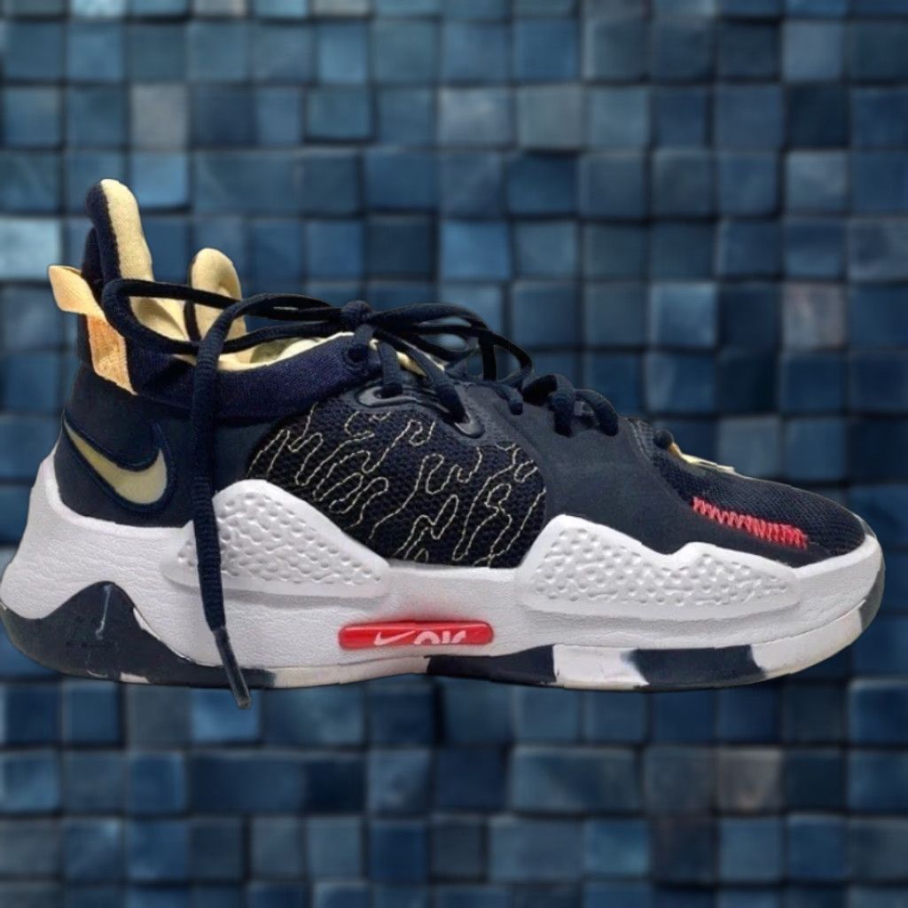 Nike Mens Nike Paul George 5 EP Sneaker Adult Men 5.5 Dark Obsidian Melon Tint Multicolor CW3146-401 Nike Paul George 5 EP Sneakers Mens Size US 6 / EU 39 - 1 Thumbnail